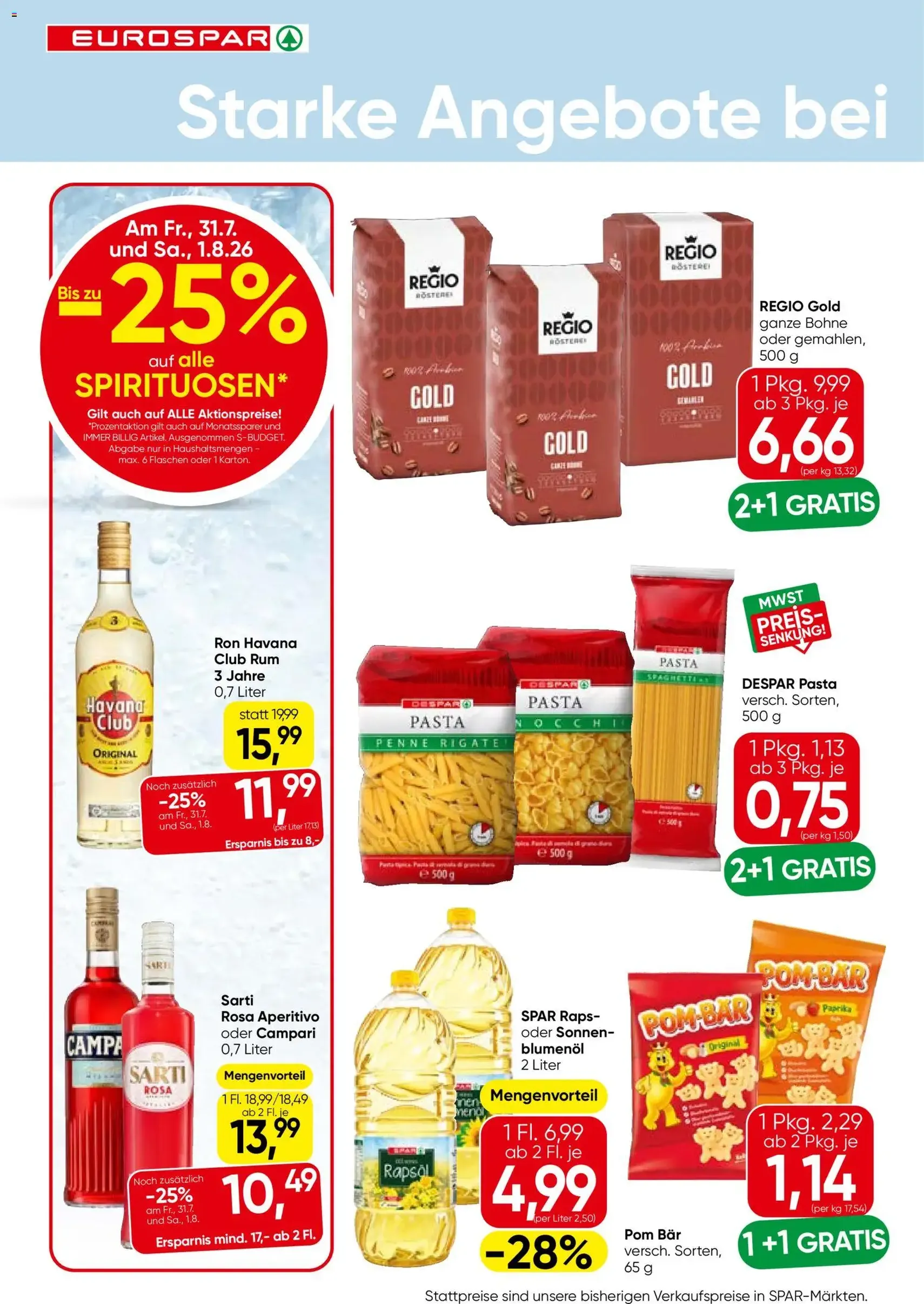 Eurospar Flugblatt - Gültiger Prospekt ab 30.07.2026, Seite 10 von insgesamt 16