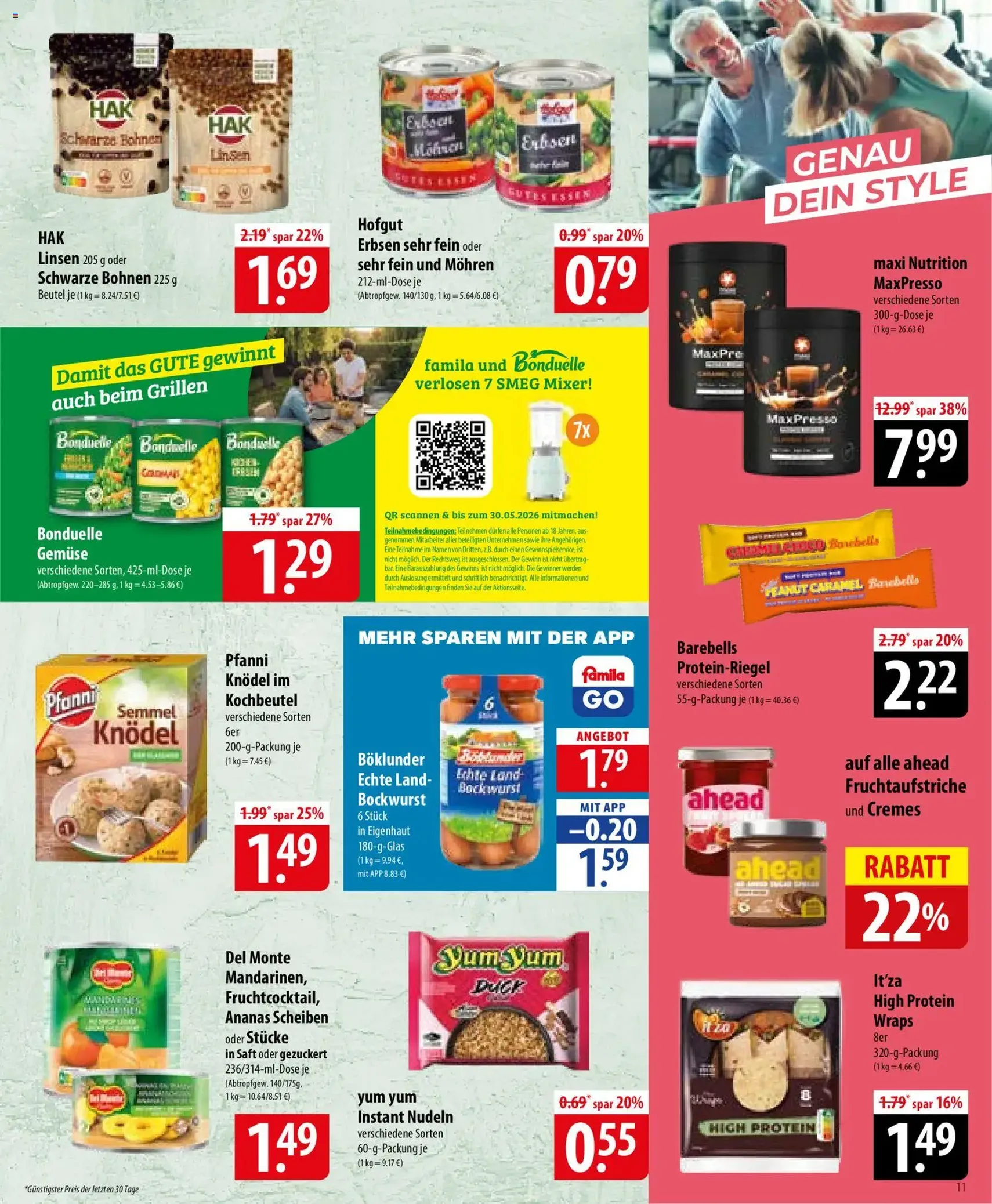Famila Prospekt - Gültiger Prospekt ab 18.05.2026, Seite 11 von insgesamt 24