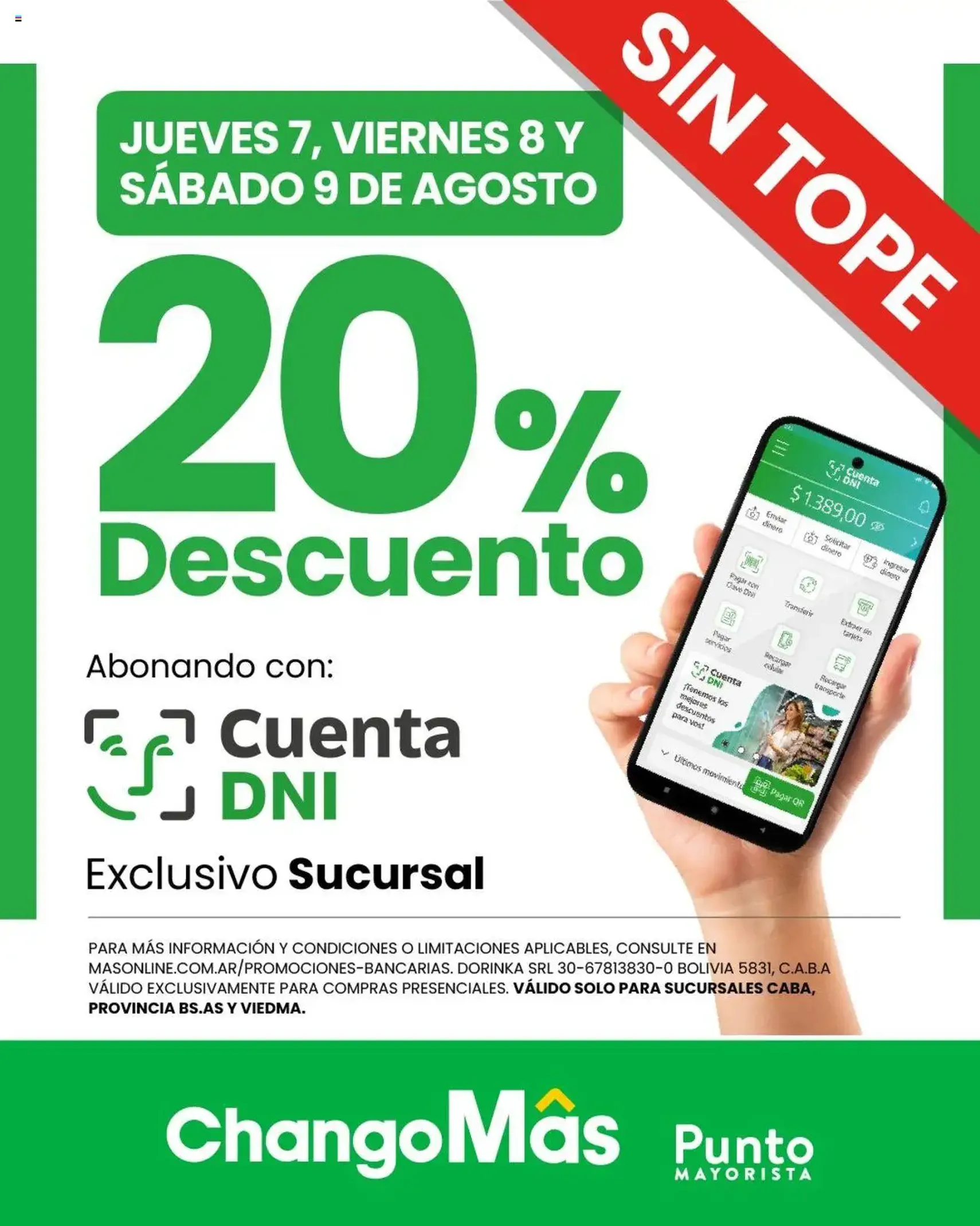 Punto Mayorista catálogo - folleto válido desde 07/08/2025 página 1 de 1