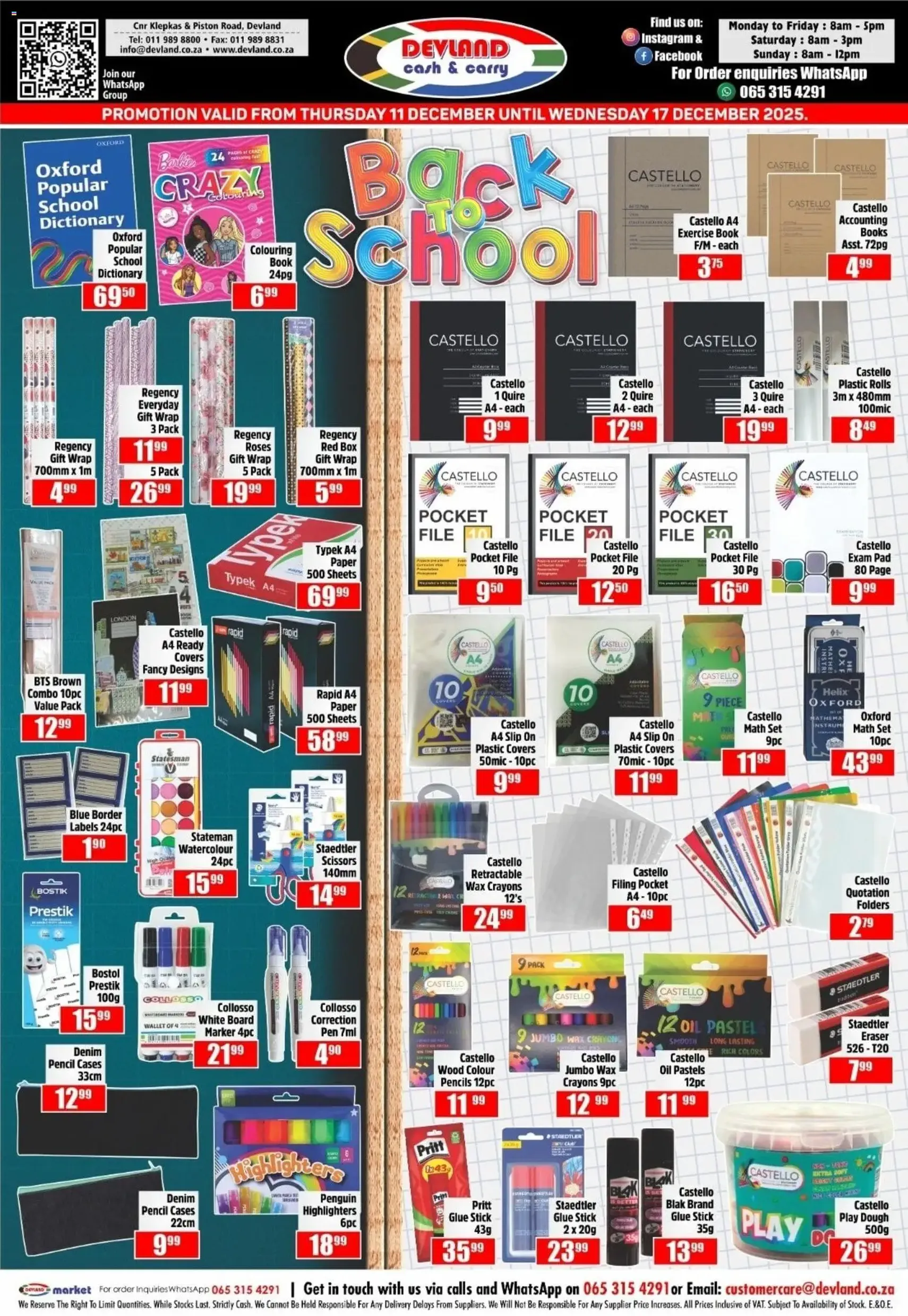 Devland Specials - valid flyer from 11/12/2025, page 1 of 3