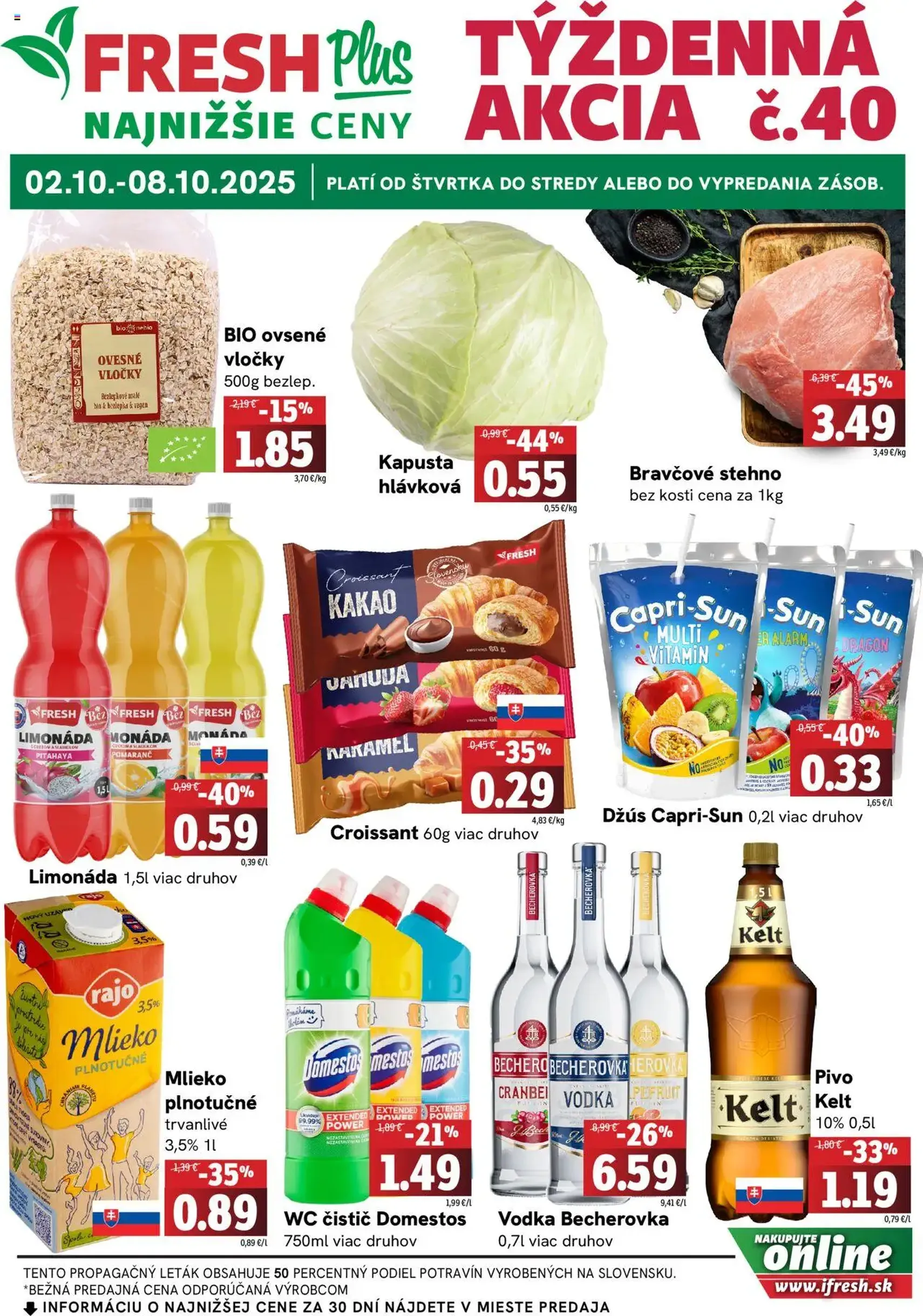 Fresh leták - platný leták od 02.10.2025 strana 1 z 4