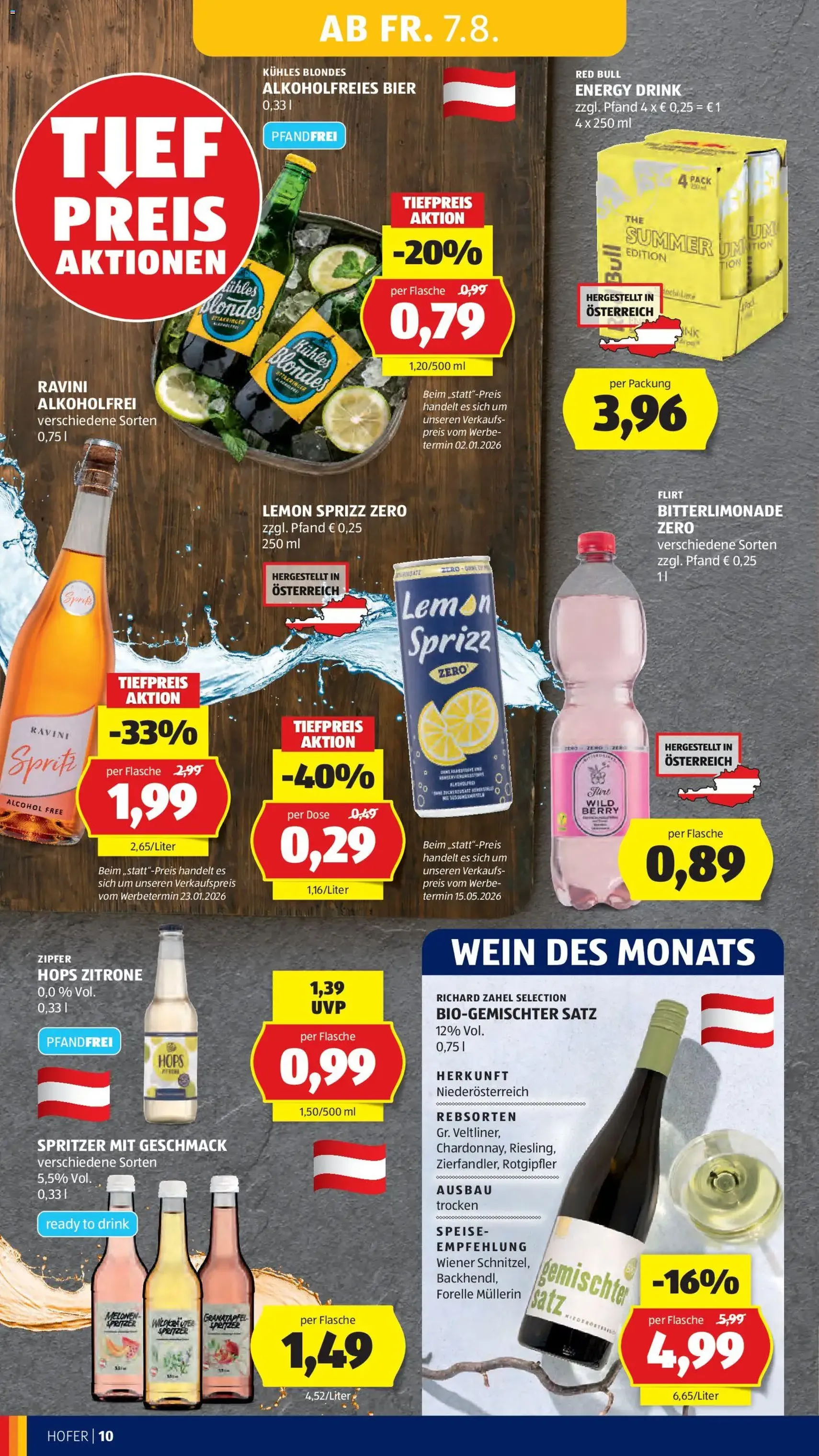 Hofer Flugblatt - Gültiger Prospekt ab 07.08.2026, Seite 22 von insgesamt 47