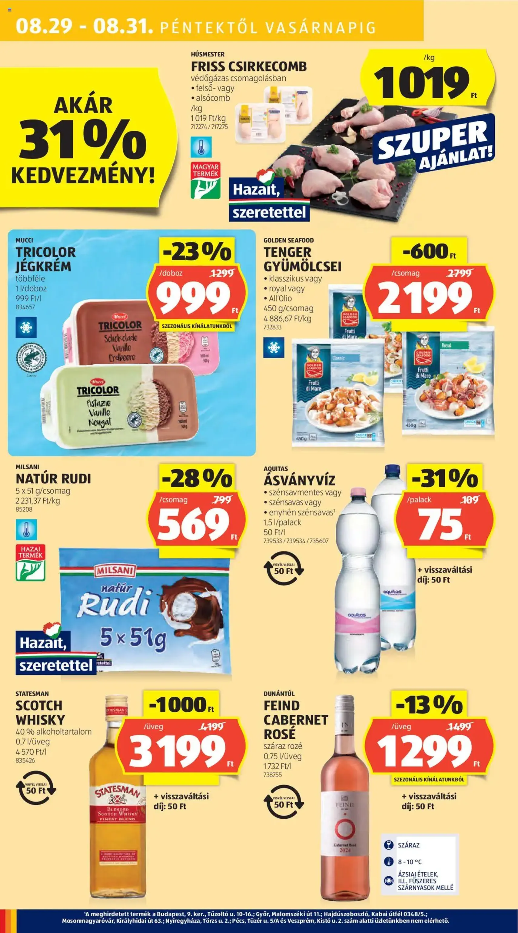 Aldi Akciós újság - 2025.08.28. érvényes szórólap 40 oldal 44 oldalból Aldi Akciós újság - 2025.08.28. érvényes szórólap 40 oldal 44 oldalból