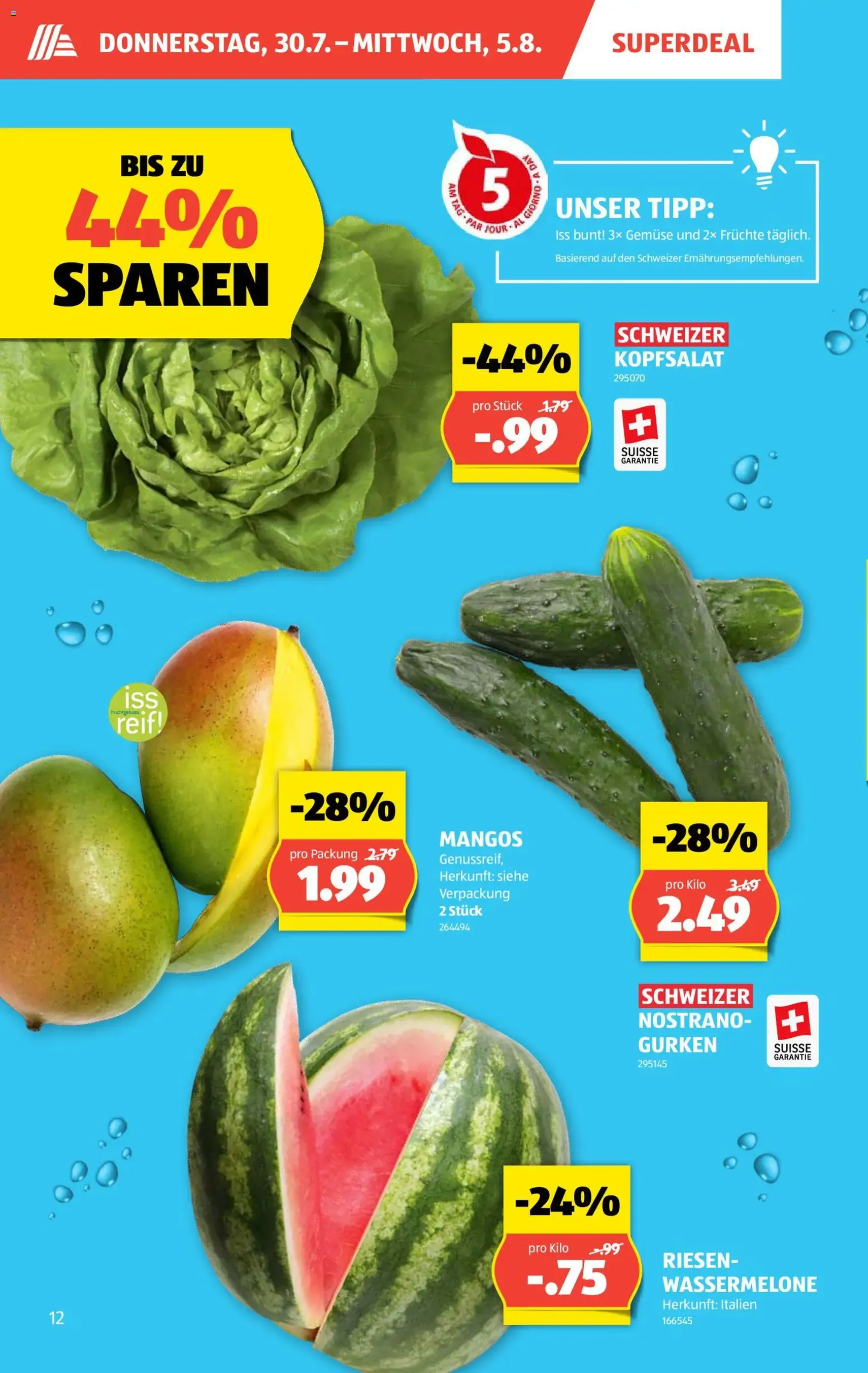 Aldi aktionen - Gültiger Prospekt ab 30.07.2026, Seite 12 von insgesamt 43