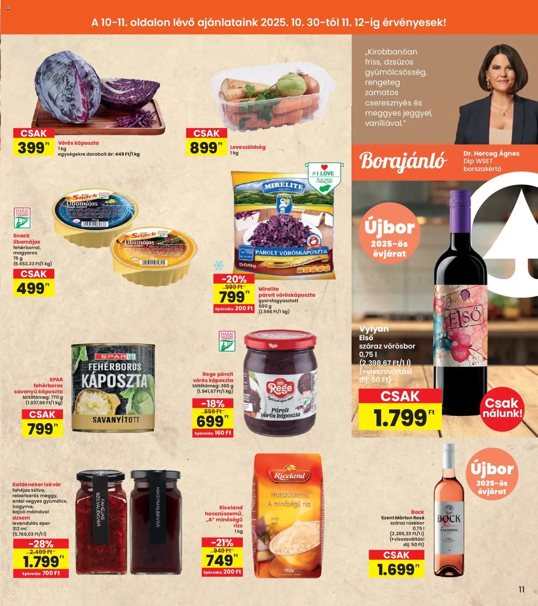 Interspar Akciós újság - 2025.10.30. érvényes szórólap 11 oldal 19 oldalból Interspar Akciós újság - 2025.10.30. érvényes szórólap 11 oldal 19 oldalból