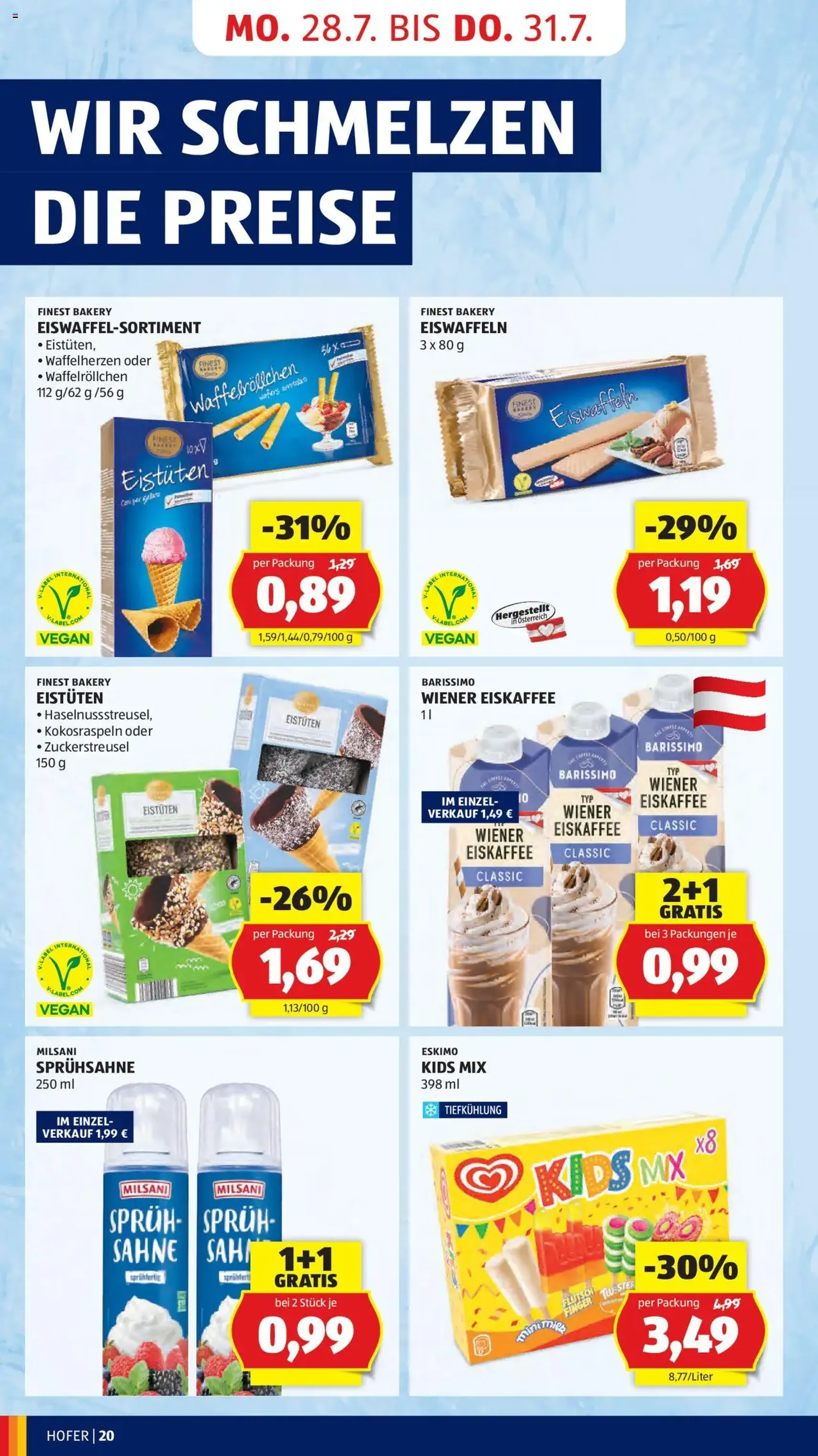 Hofer Flugblatt - Gültiger Prospekt ab 25.07.2025, Seite 22 von insgesamt 41 Hofer Flugblatt - Gültiger Prospekt ab 25.07.2025, Seite 22 von insgesamt 41