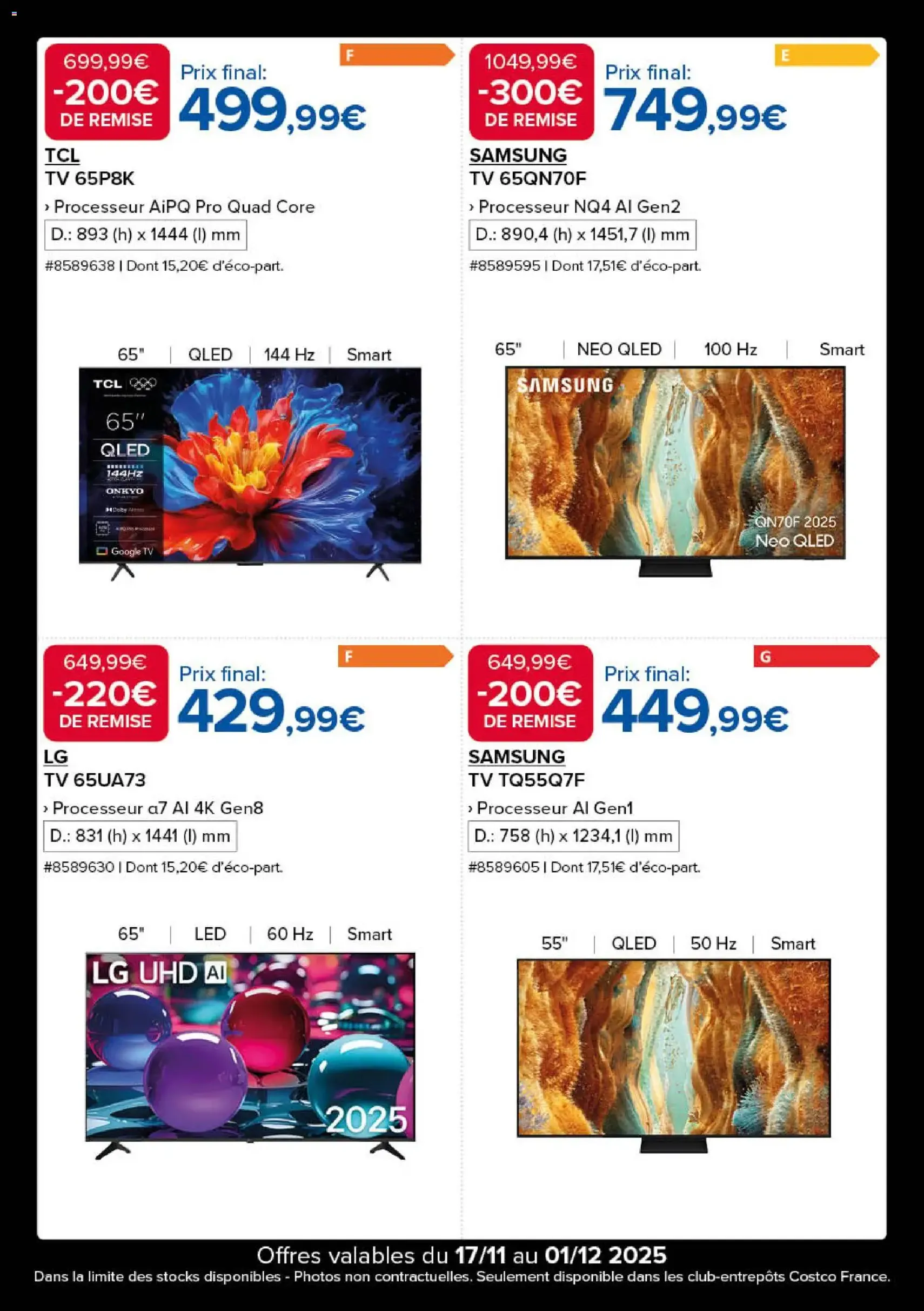 Costco Black Friday - brochure valable à partir du 17/11/2025, page 3 sur 22