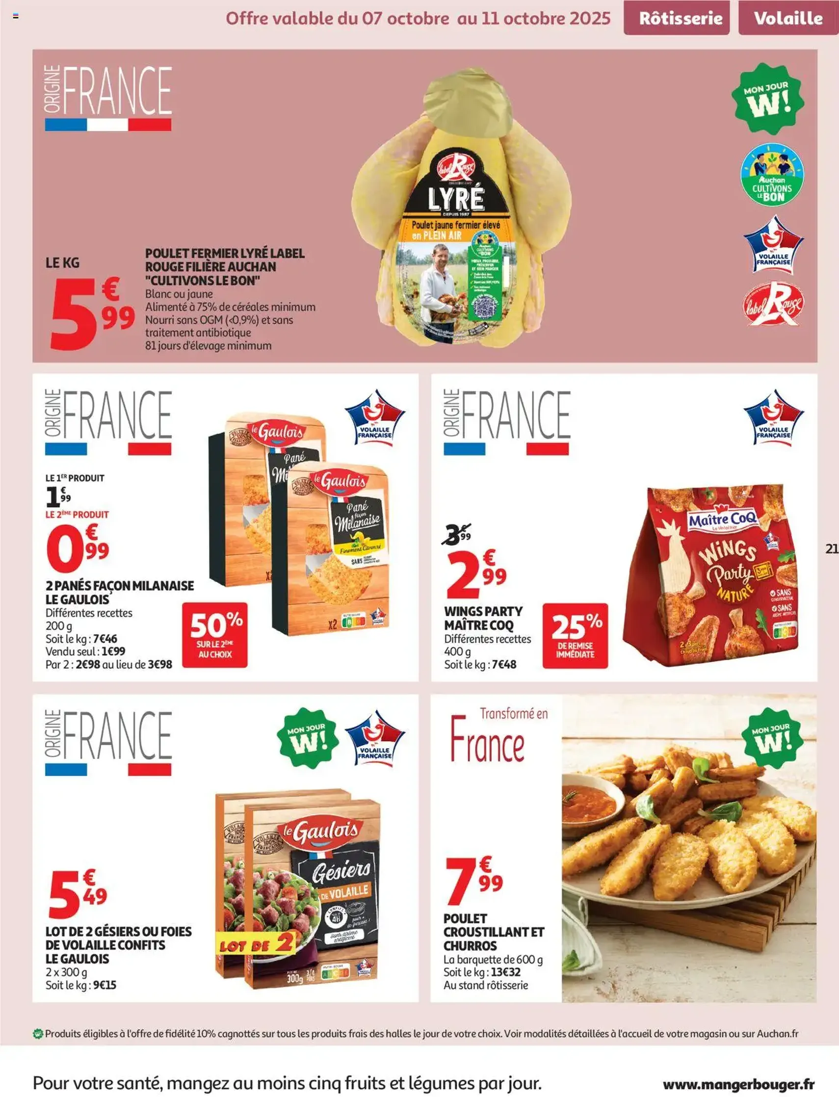 Auchan prospectus - brochure valable à partir du 07/10/2025, page 21 sur 66