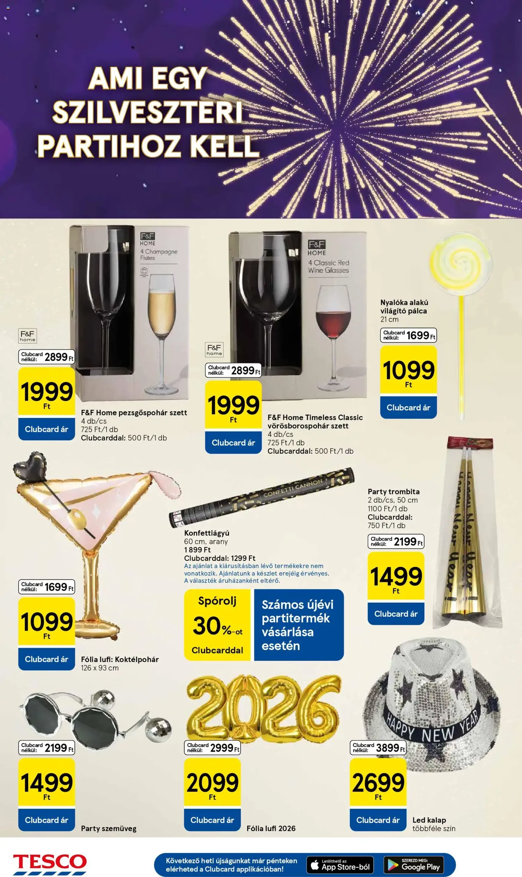 Tesco Hipermarket - Akciós újság - 2025.12.27. érvényes szórólap 10 oldal 30 oldalból