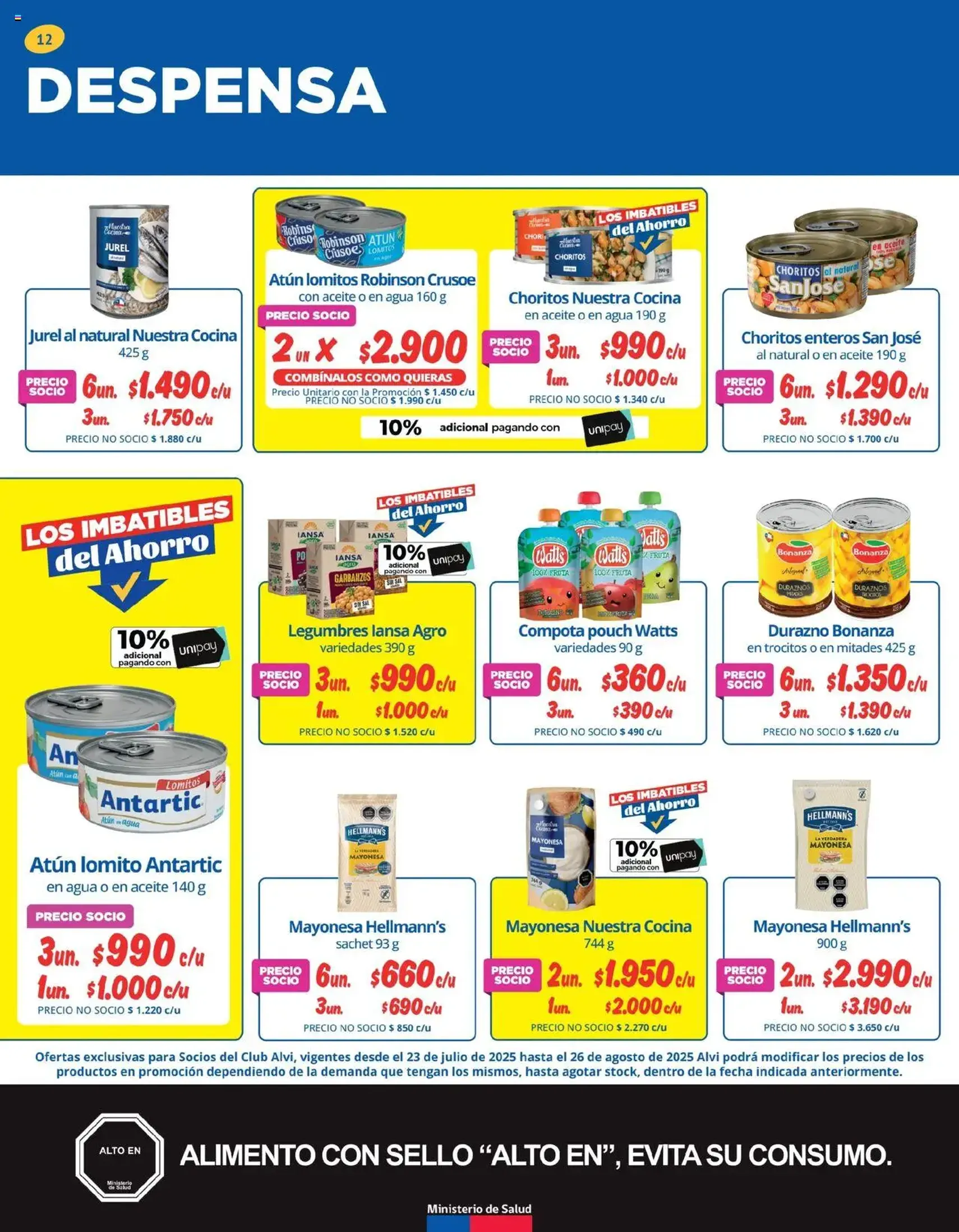 Alvi catálogo - folleto válido desde 22.07.2025 página 12 de 24 Alvi catálogo - folleto válido desde 22.07.2025 página 12 de 24