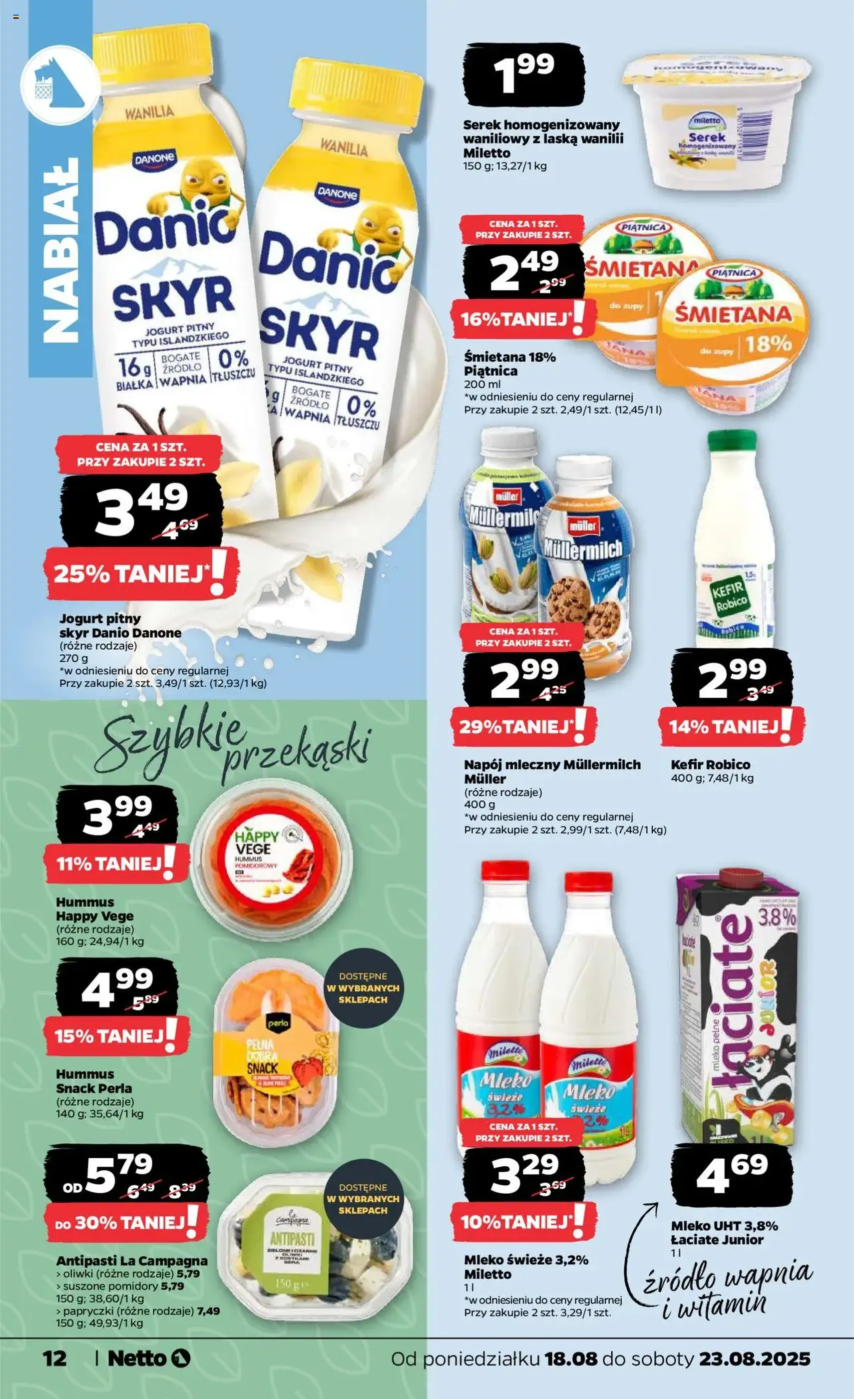 Netto gazetka - Spożywcza - ważny gazetka od 18.08.2025 strona 12 z 27 Netto gazetka - Spożywcza - ważny gazetka od 18.08.2025 strona 12 z 27