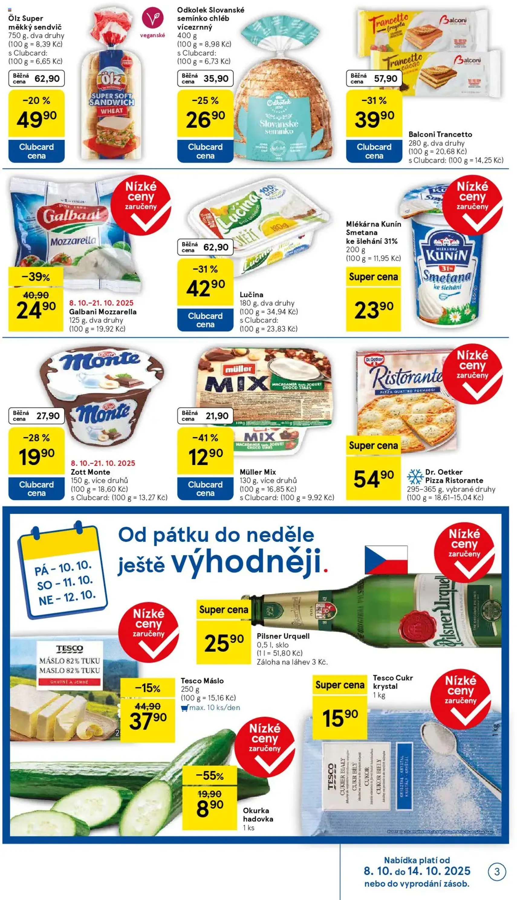 Tesco leták - Hypermarket - platný leták od 08.10.2025 strana 3 z 31