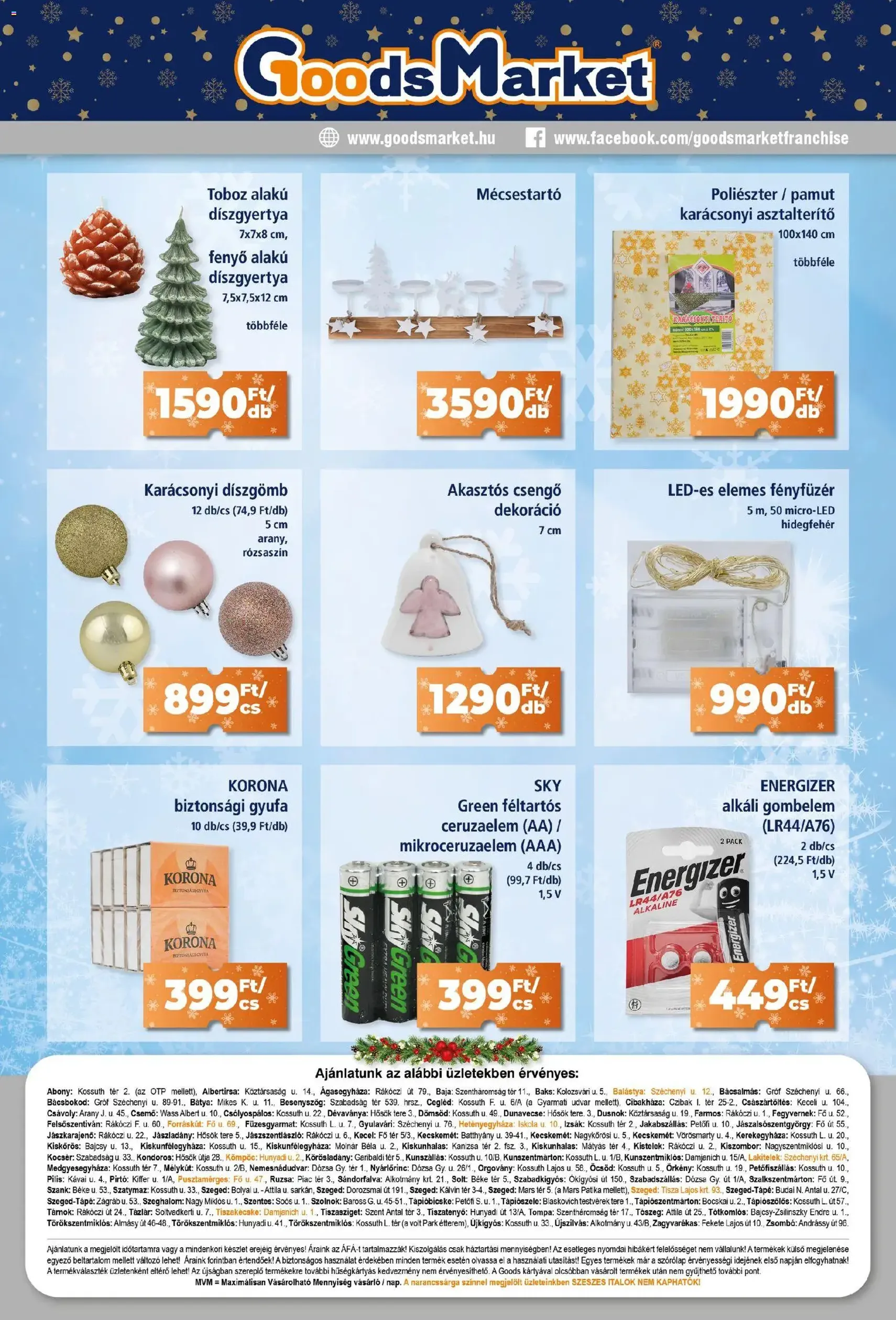 Goods Market Akciós újság - 2025.12.04. érvényes szórólap 10 oldal 10 oldalból
