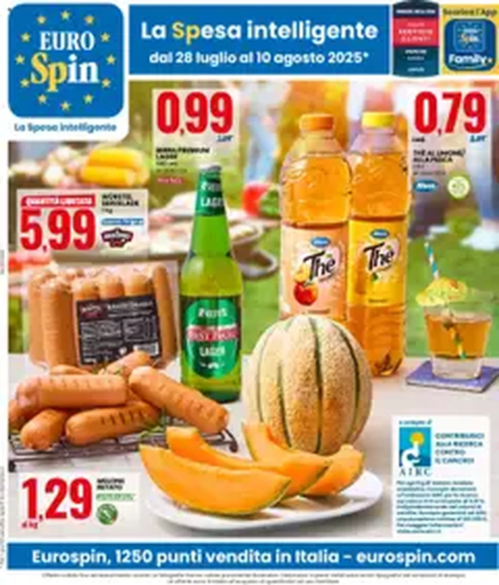 Volantino Eurospin - volantino valido dal 28/07/2025 pagina 1 di 1