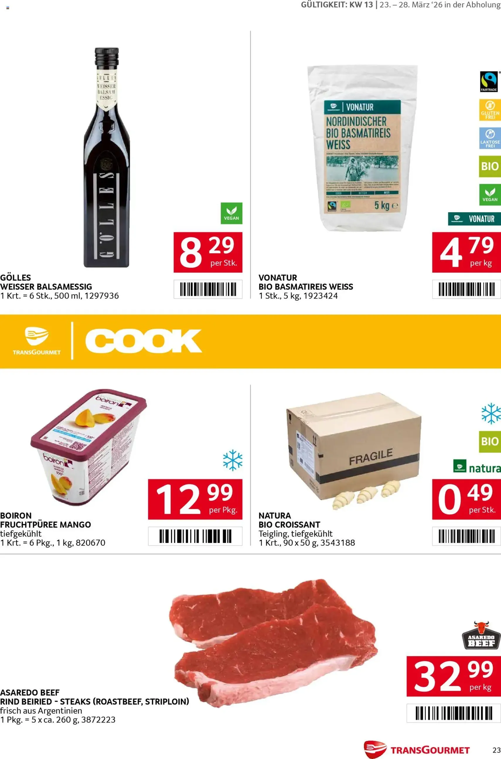 Transgourmet Flugblatt - Gültiger Prospekt ab 23.03.2026, Seite 23 von insgesamt 32