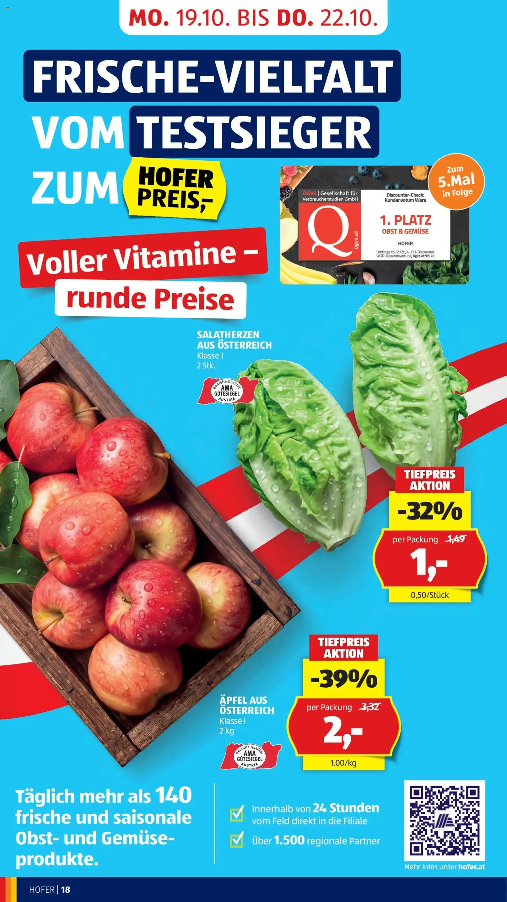 Hofer Flugblatt - Gültiger Prospekt ab 16.10.2026, Seite 26 von insgesamt 54