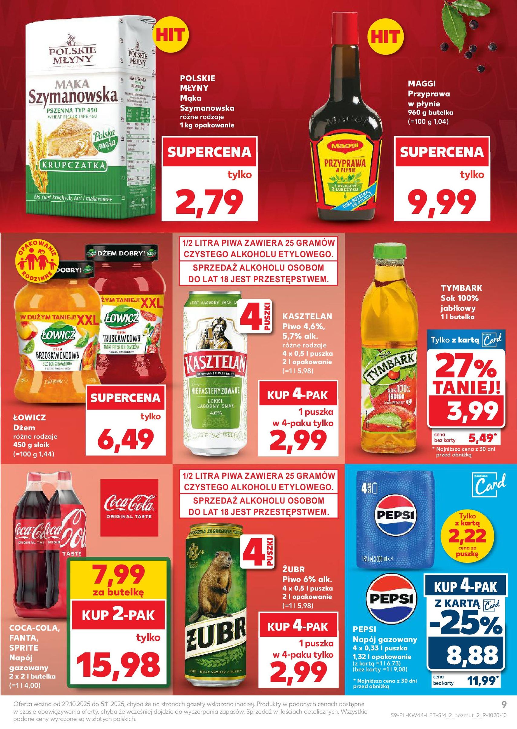 Kaufland gazetka - ważny gazetka od 29.10.2025 strona 9 z 63 Kaufland gazetka - ważny gazetka od 29.10.2025 strona 9 z 63