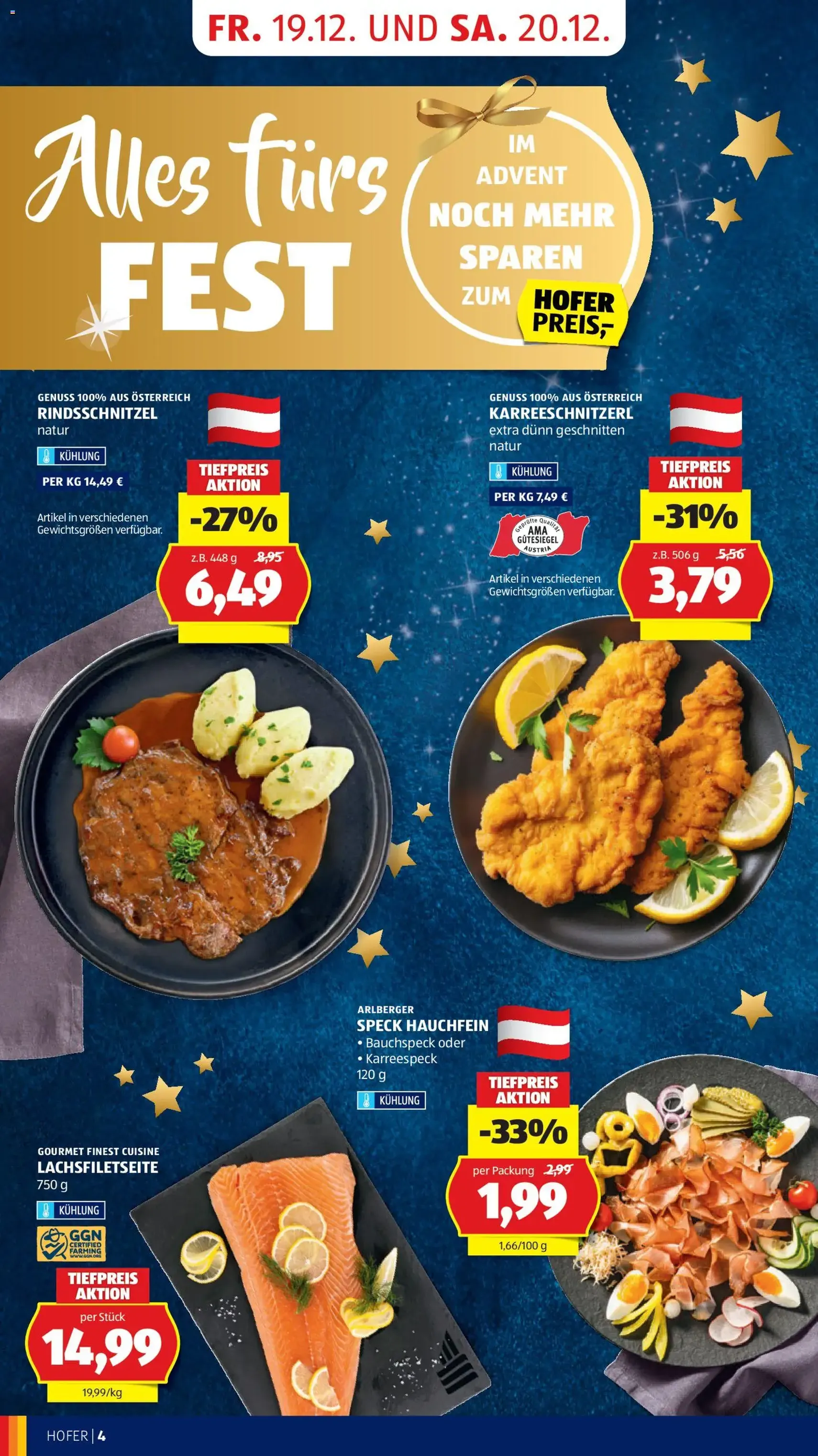 Hofer Flugblatt - Gültiger Prospekt ab 19.12.2025, Seite 6 von insgesamt 41