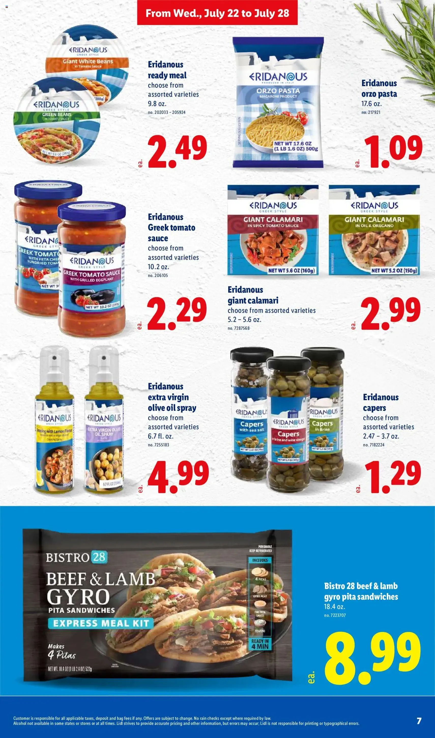 Lidl Weekly Ad - valid flyer from 07/22/2026, page 7 of 48