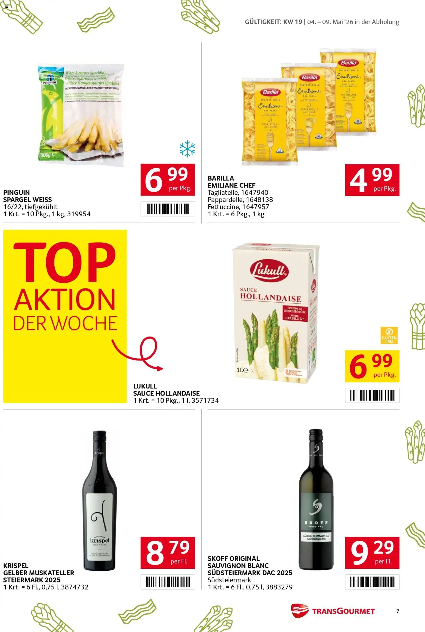 Transgourmet Flugblatt - Gültiger Prospekt ab 04.05.2026, Seite 7 von insgesamt 32