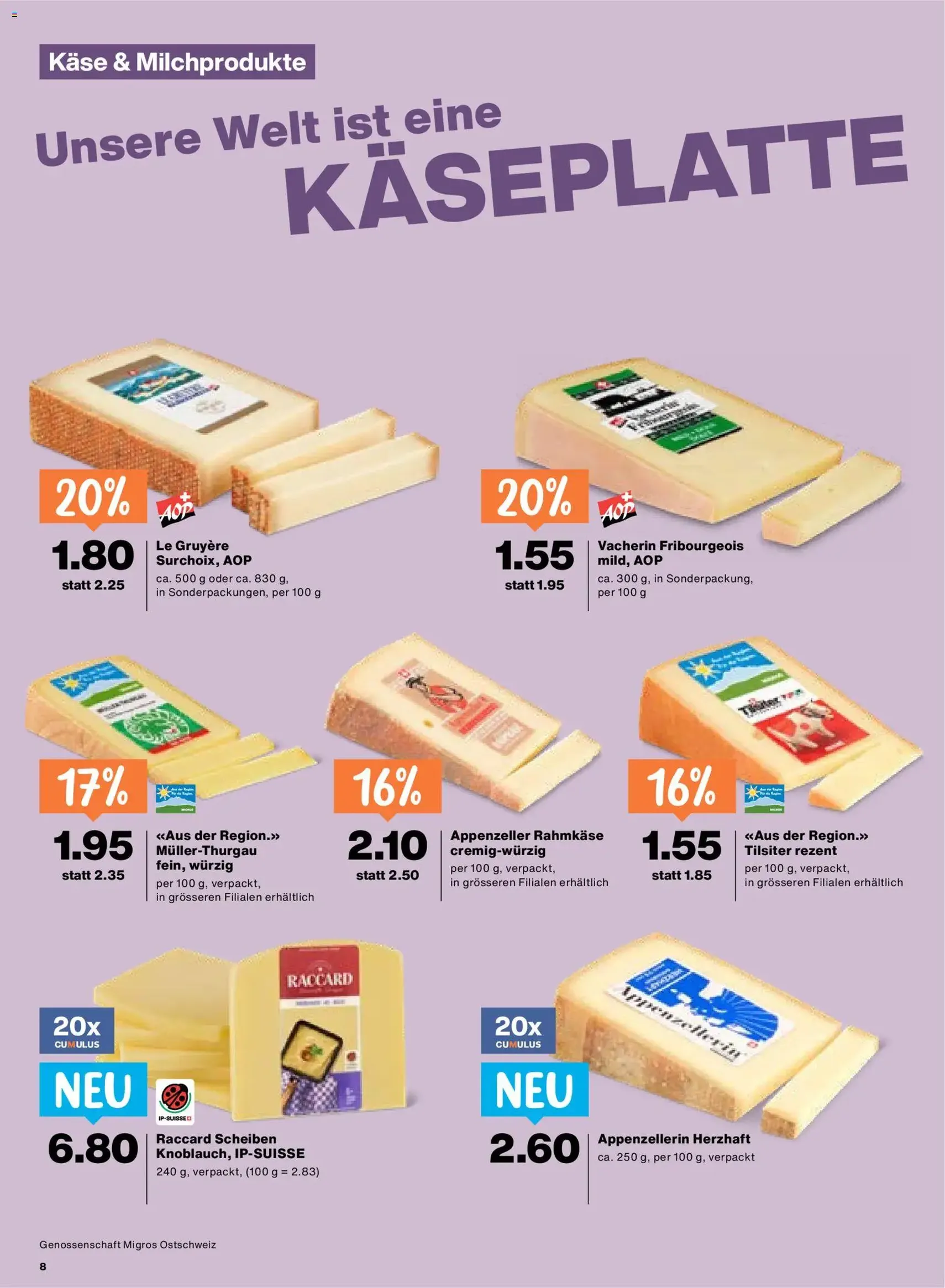 Migros aktionen - Gültiger Prospekt ab 10.09.2026, Seite 8 von insgesamt 24
