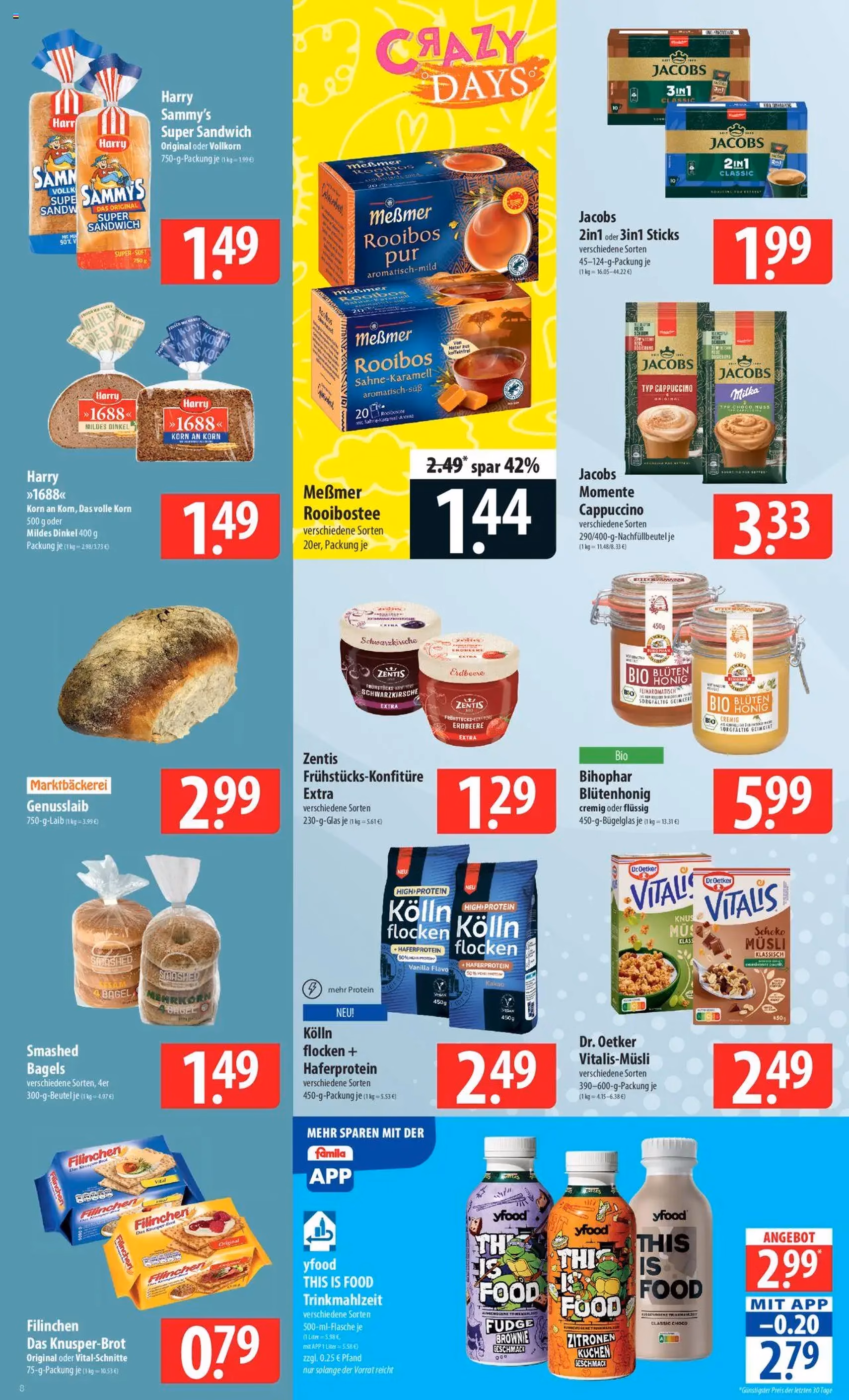 Famila Prospekt - Gültiger Prospekt ab 01.09.2025, Seite 8 von insgesamt 24 Famila Prospekt - Gültiger Prospekt ab 01.09.2025, Seite 8 von insgesamt 24