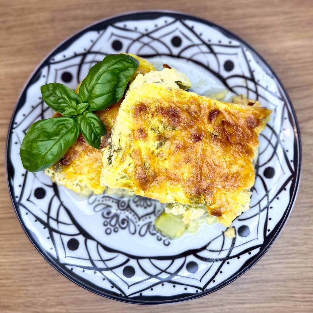 Zucchina gratinata con mozzarella