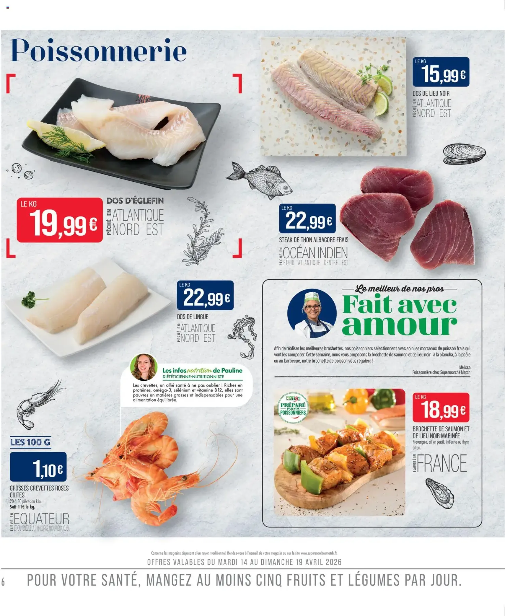 Match Supermarché catalogue - brochure valable à partir du 14/04/2026, page 6 sur 22