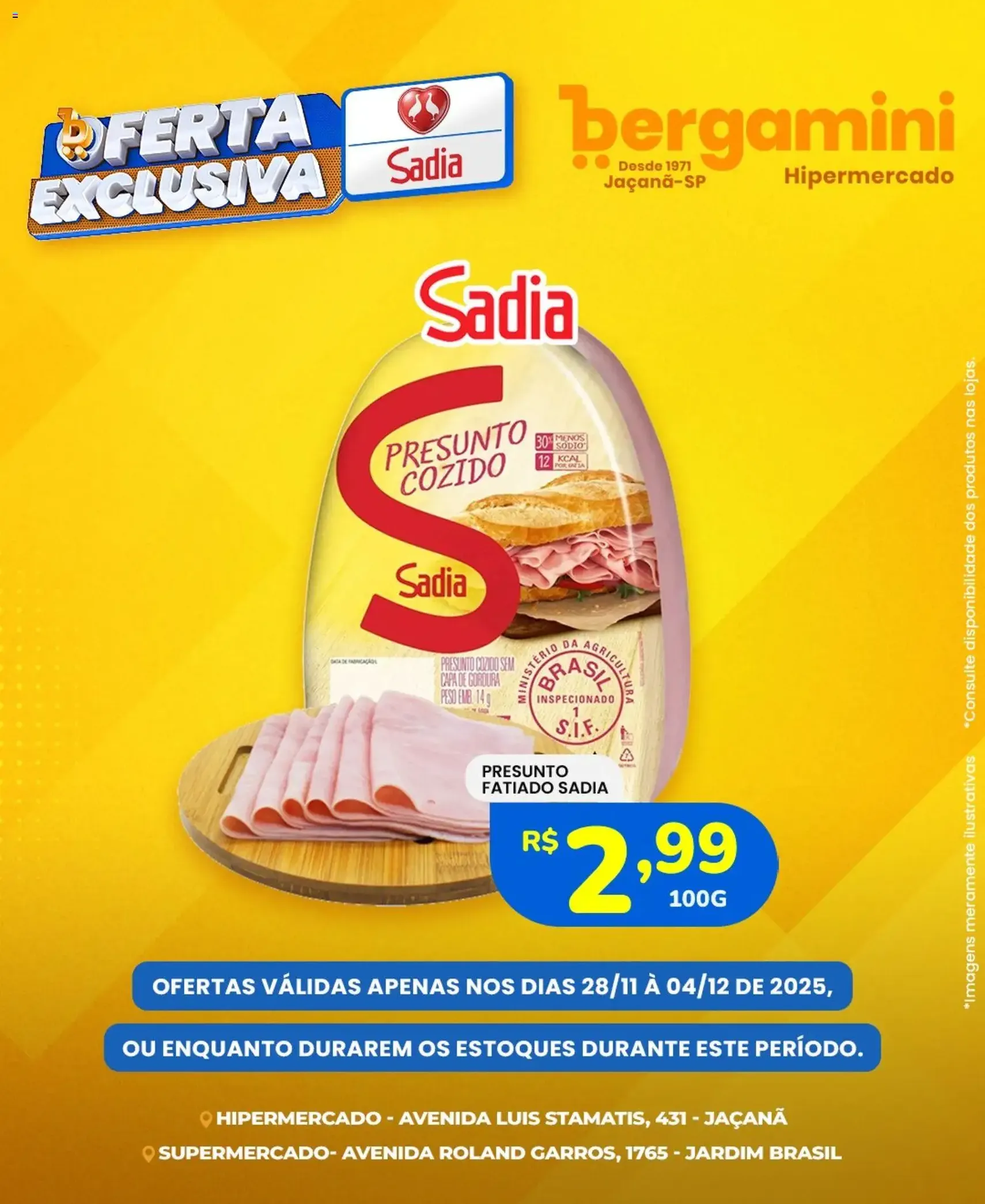 Supermercado Bergamini - Ofertas Sadia e Perdigão - folheto válido a partir de 28/11/2025 página 6 de 7