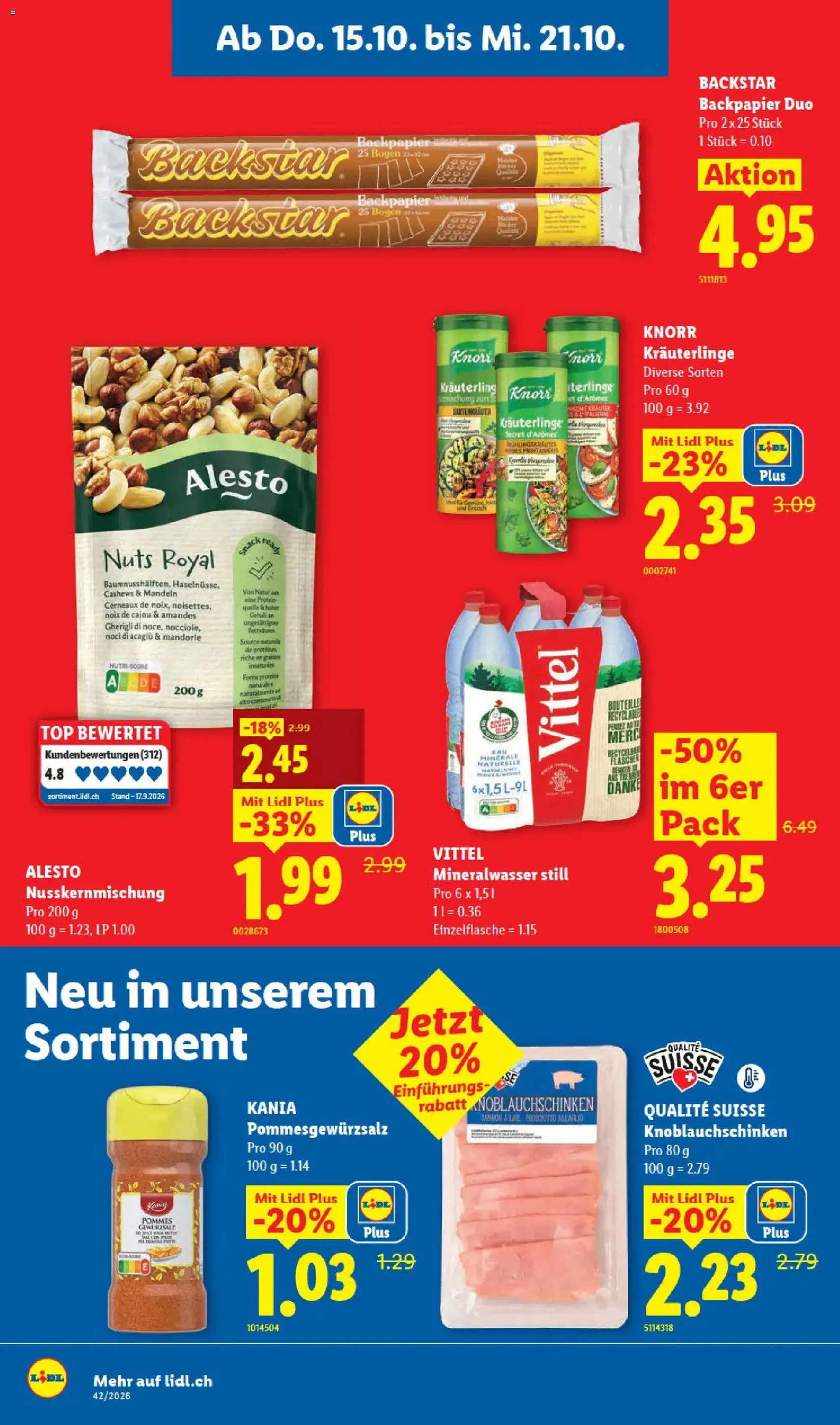 Lidl aktionen - Gültiger Prospekt ab 15.10.2026, Seite 10 von insgesamt 40