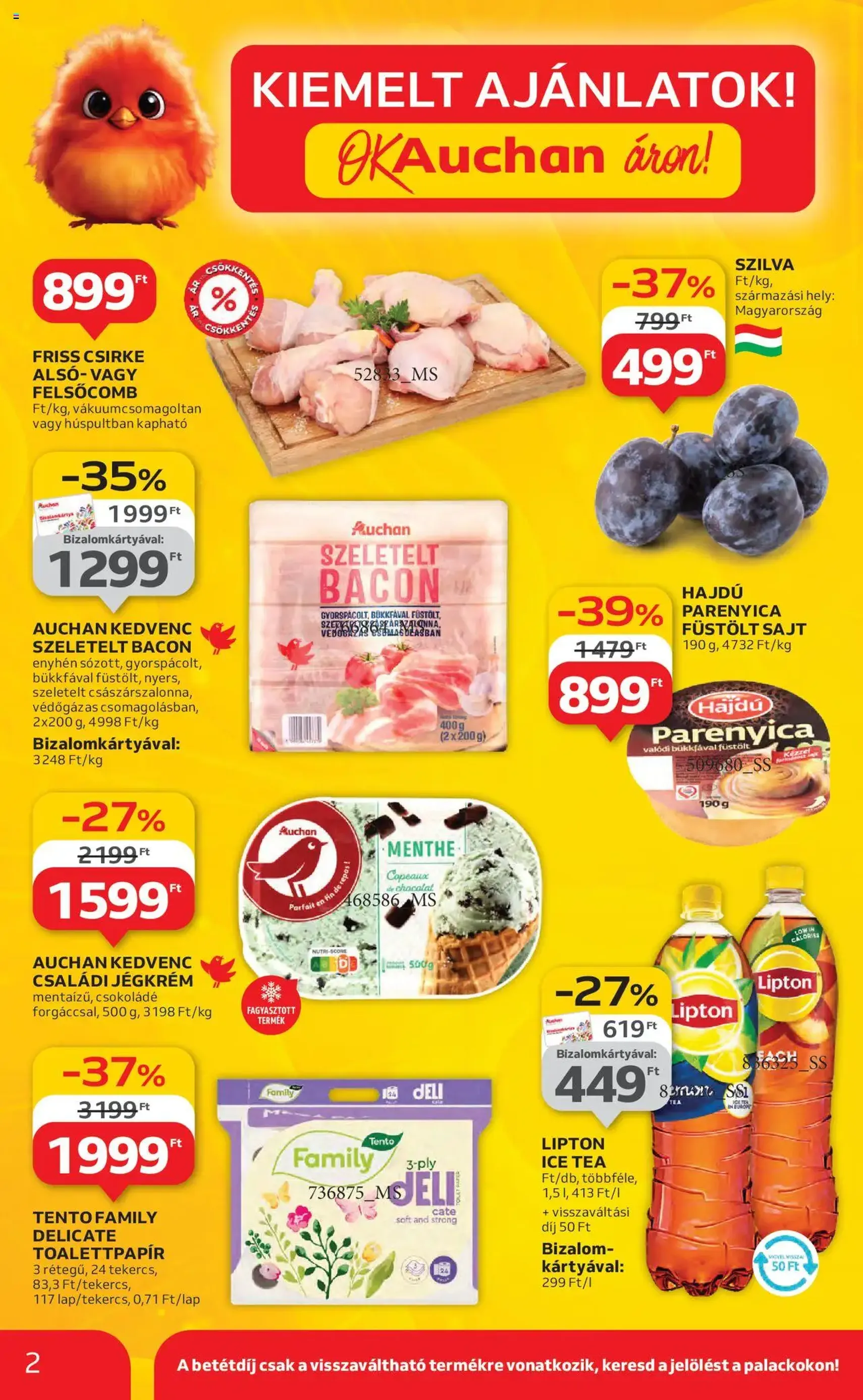 Auchan Akciós újság - 2025.08.14. érvényes szórólap 2 oldal 54 oldalból Auchan Akciós újság - 2025.08.14. érvényes szórólap 2 oldal 54 oldalból