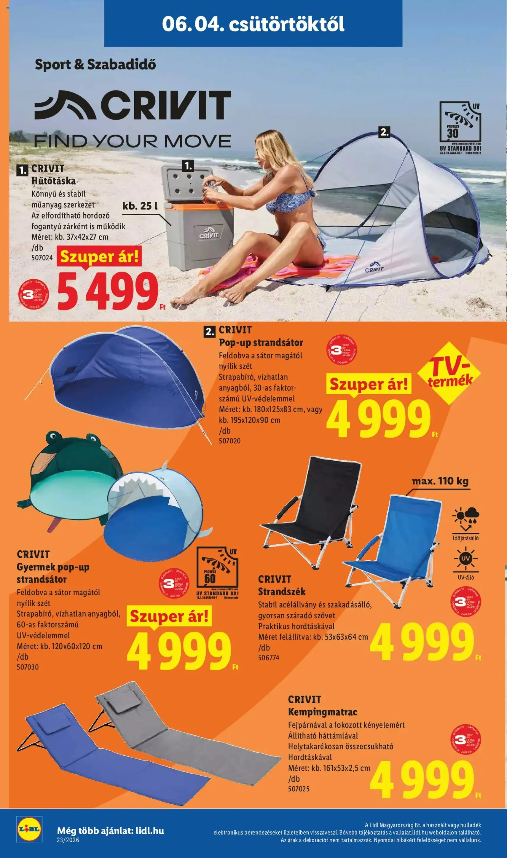 Lidl akciós újság - 2026.06.04. érvényes szórólap 30 oldal 80 oldalból