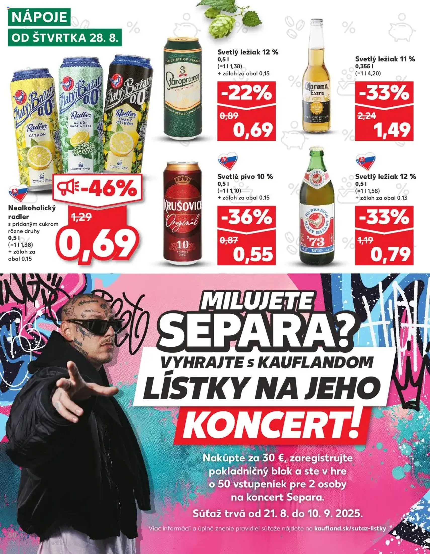Kaufland Bratislava-Avion - platný leták od 28.08.2025 strana 50 z 80