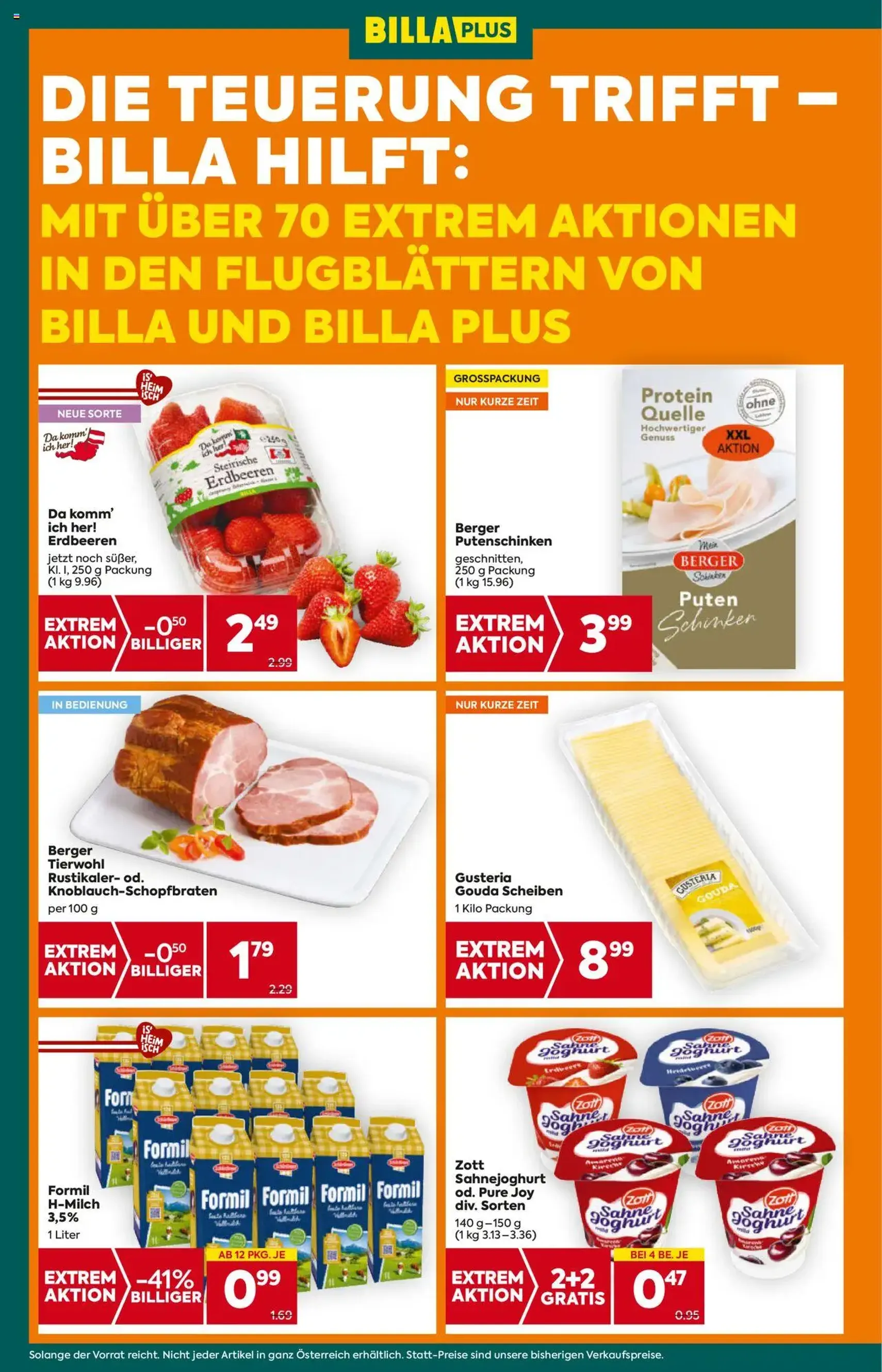 Billa Plus Flugblatt - Gültiger Prospekt ab 16.10.2025, Seite 4 von insgesamt 16 Billa Plus Flugblatt - Gültiger Prospekt ab 16.10.2025, Seite 4 von insgesamt 16