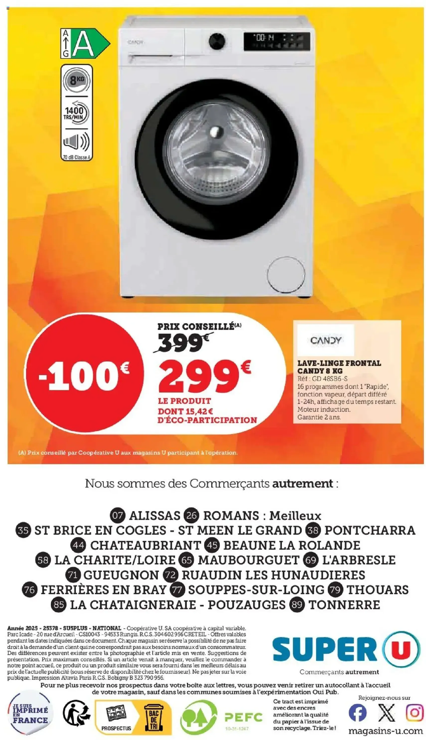 Super U catalogue - brochure valable à partir du 30/09/2025, page 20 sur 20