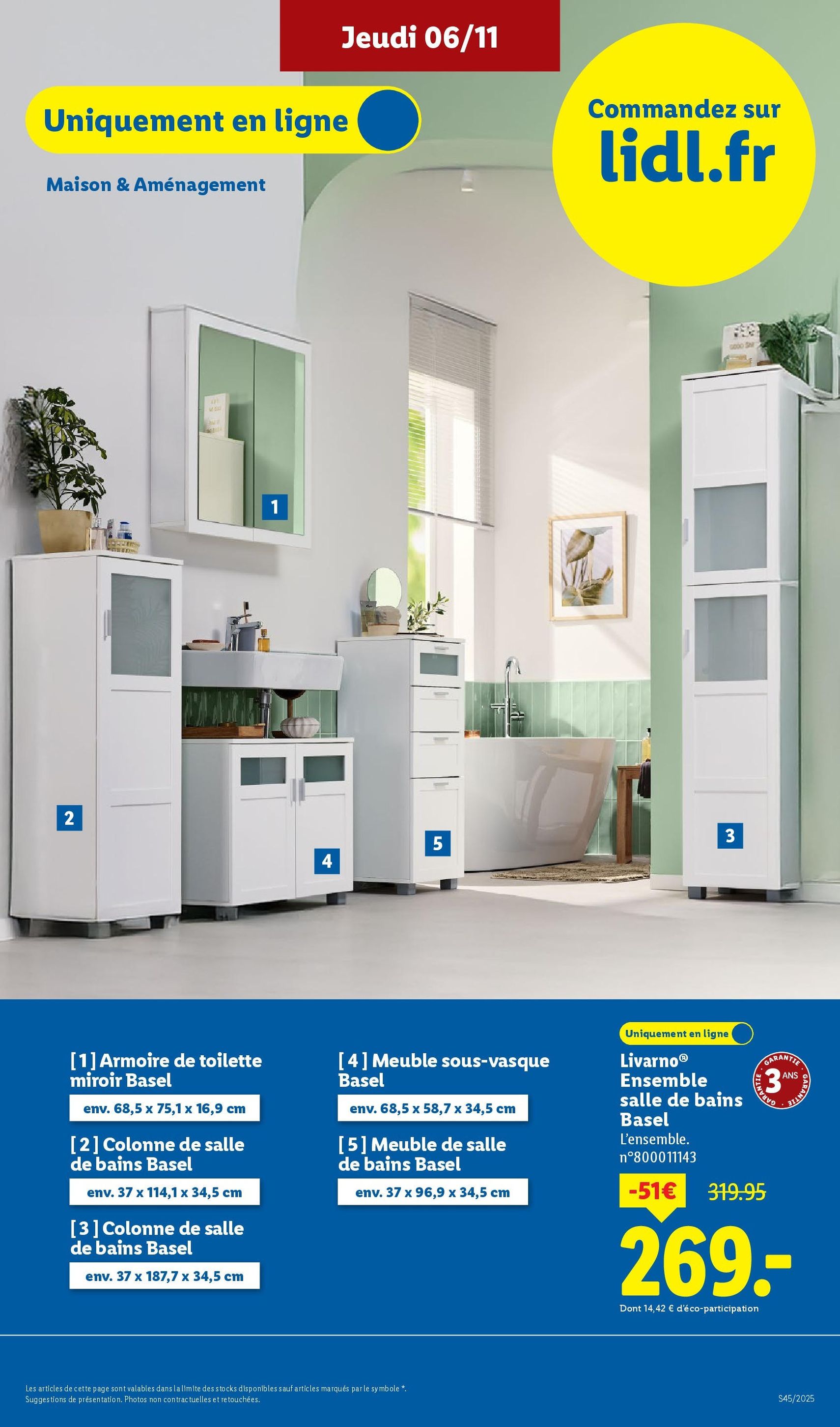 LIDL catalogue semaine 45 - brochure valable à partir du 06/11/2025, page 65 sur 95