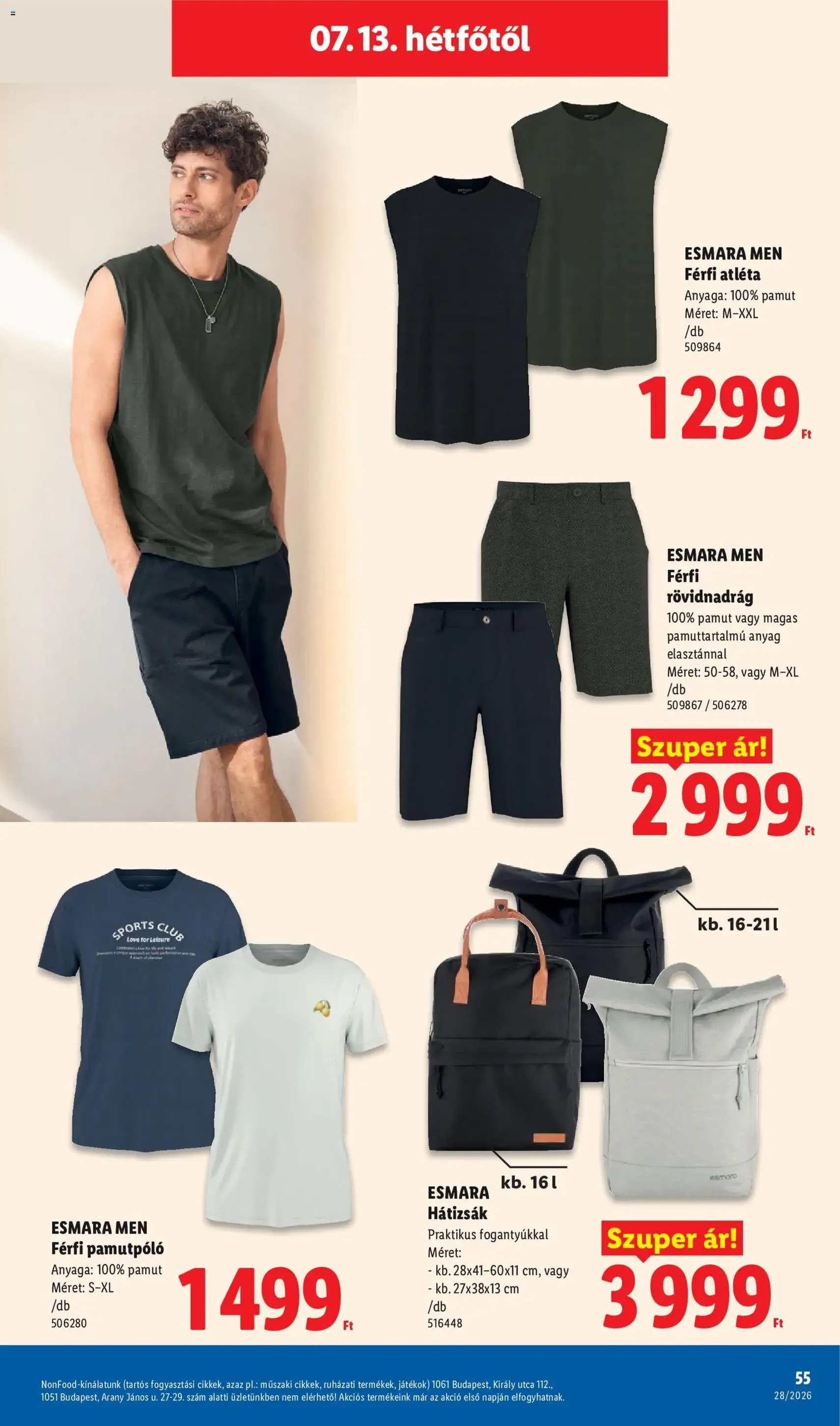 Lidl akciós újság - 2026.07.09. érvényes szórólap 55 oldal 80 oldalból