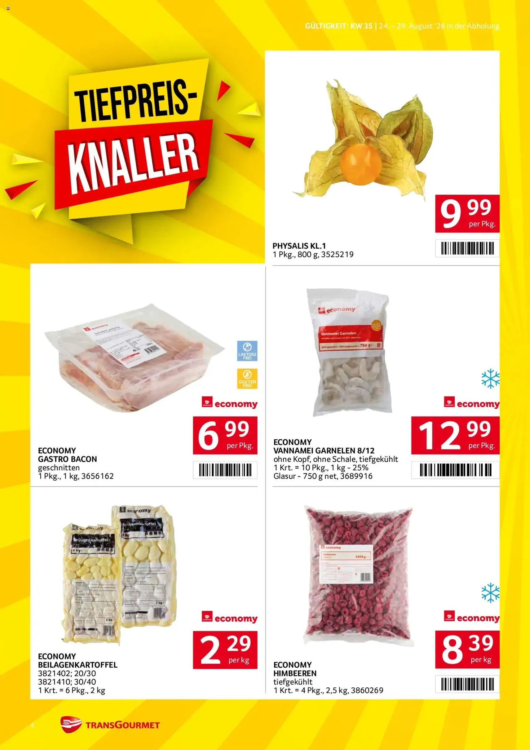 Transgourmet Flugblatt - Gültiger Prospekt ab 24.08.2026, Seite 4 von insgesamt 28