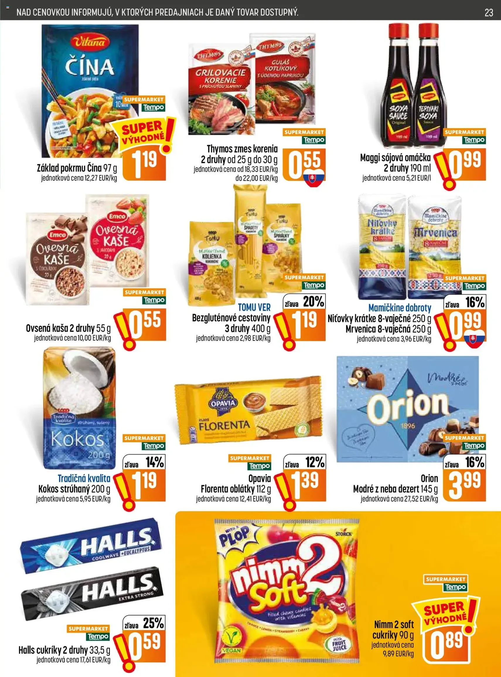 COOP Jednota leták - platný leták od 03.09.2026 strana 23 z 32