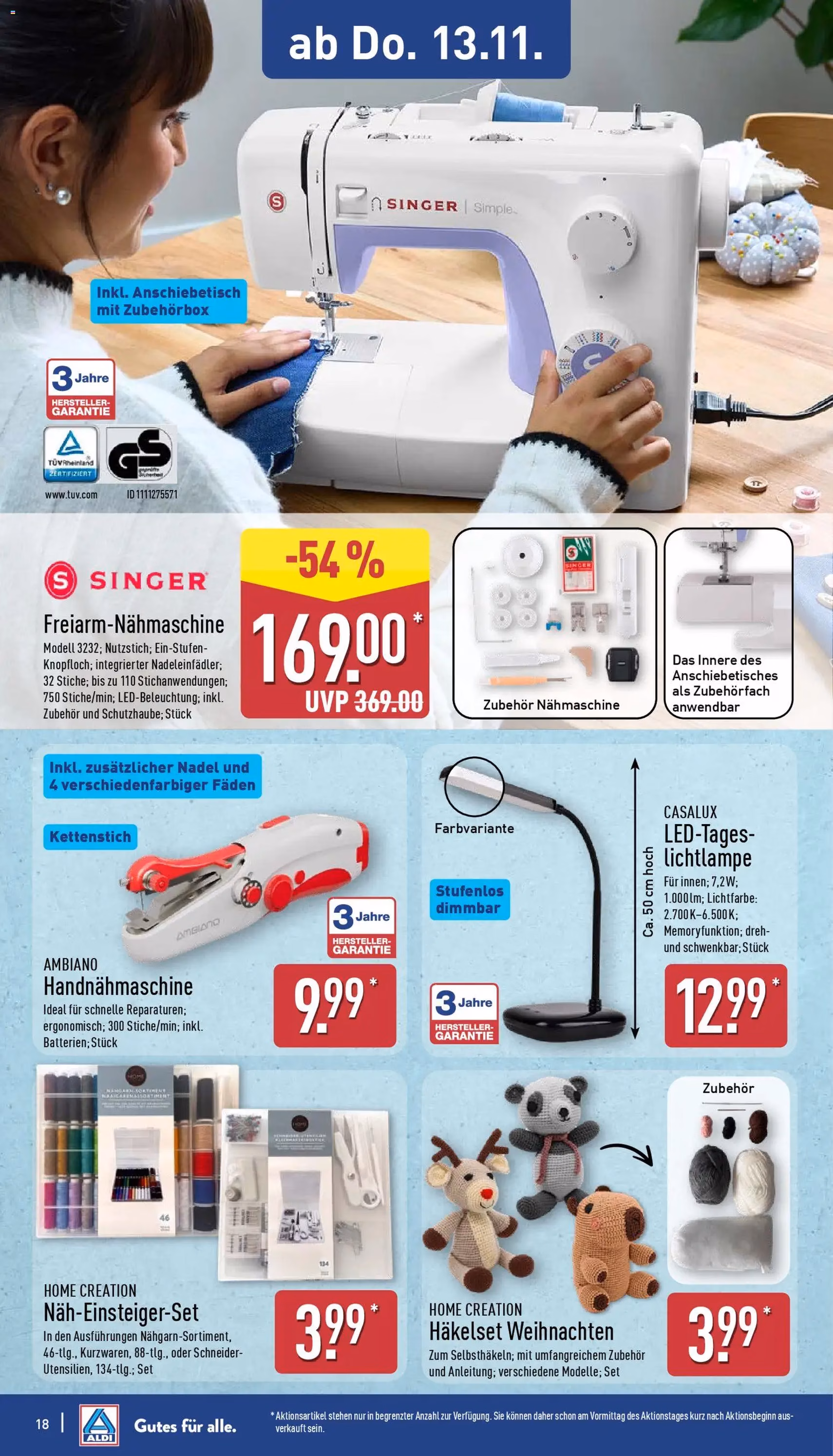 Aldi Prospekt - Gültiger Prospekt ab 10.11.2025, Seite 22 von insgesamt 42