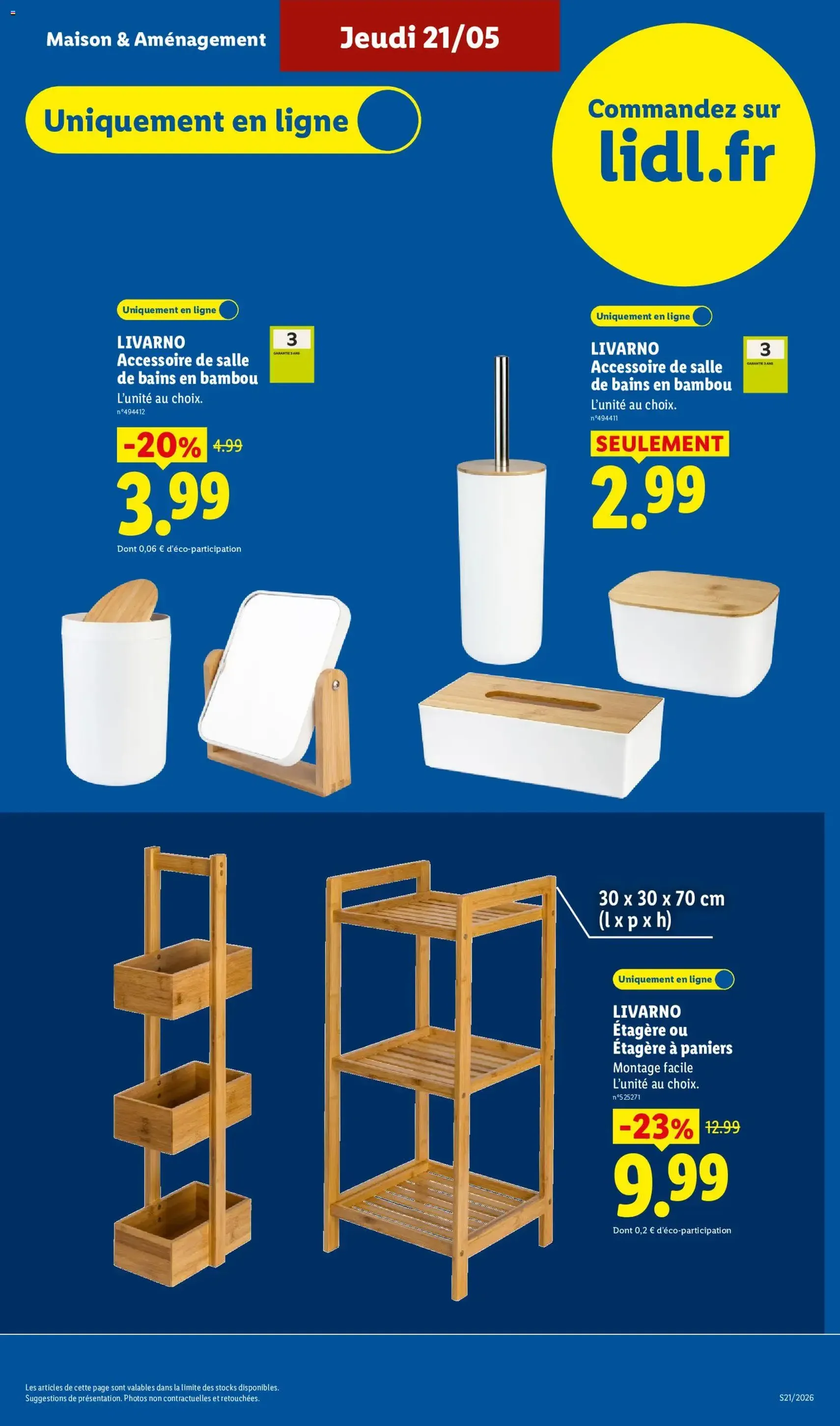 LIDL catalogue - brochure valable à partir du 21/05/2026, page 45 sur 70