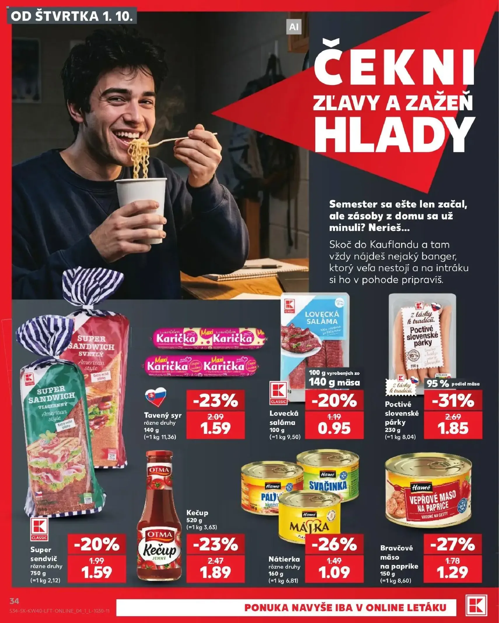 Kaufland leták - platný leták od 01.10.2026 strana 34 z 76