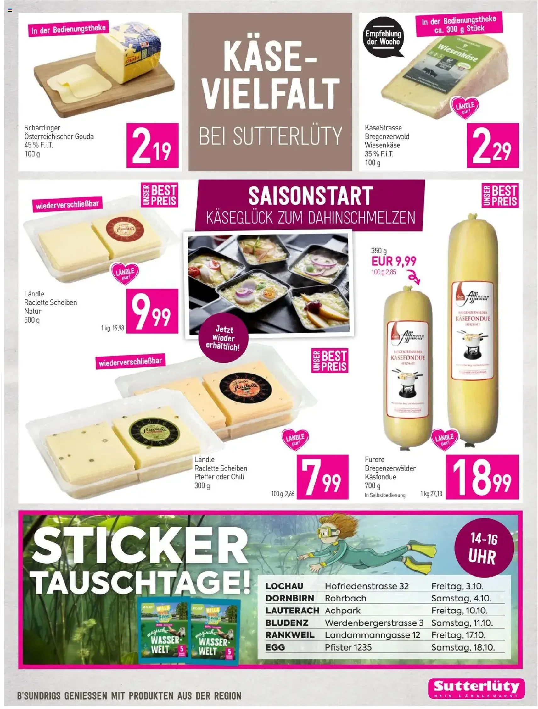 Sutterlüty Flugblatt - Gültiger Prospekt ab 02.10.2025, Seite 5 von insgesamt 20
