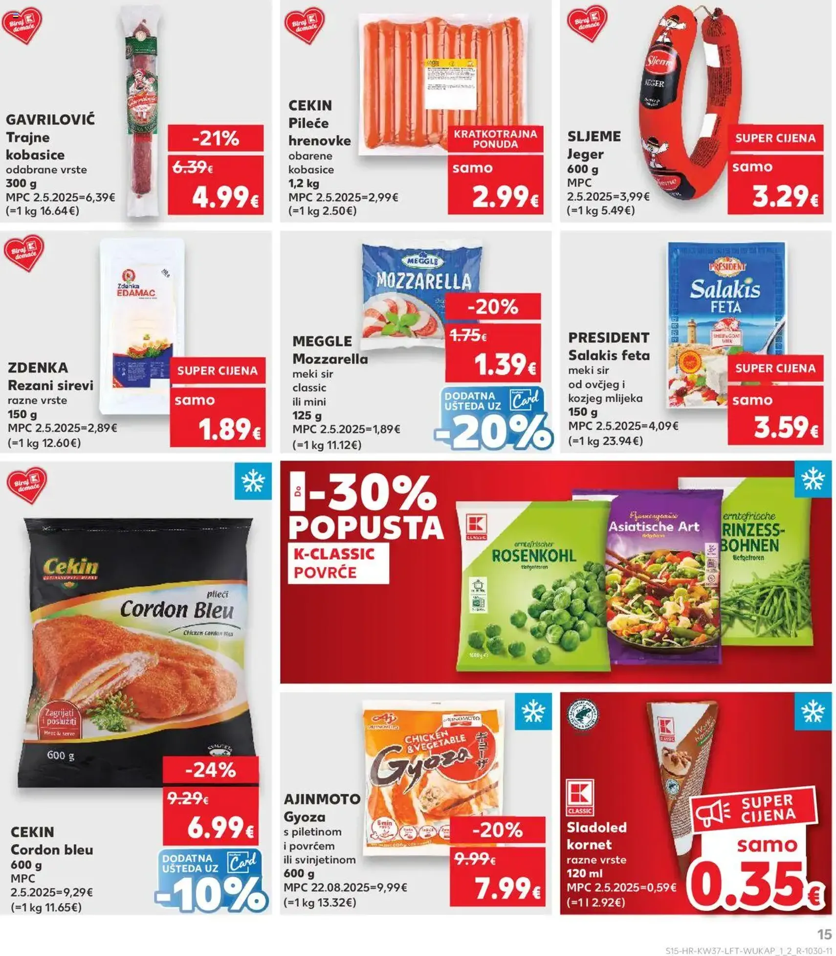 Kaufland HR - Osijek - 2025.09.10. érvényes szórólap 15 oldal 40 oldalból