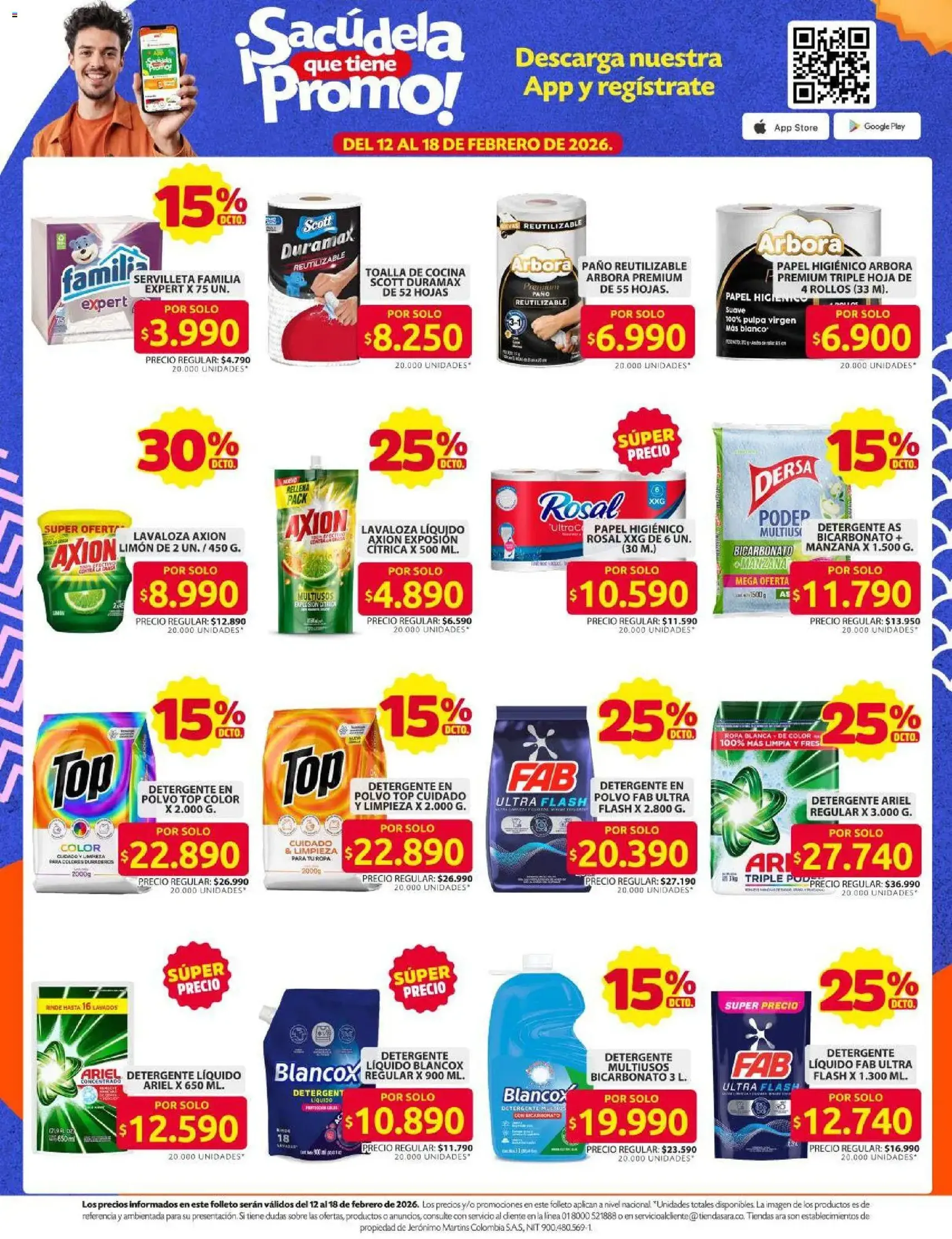 Ara - Ahorra con precios bajos y ofertas en la canasta familiar - folleto válido desde 12/02/2026 página 9 de 10