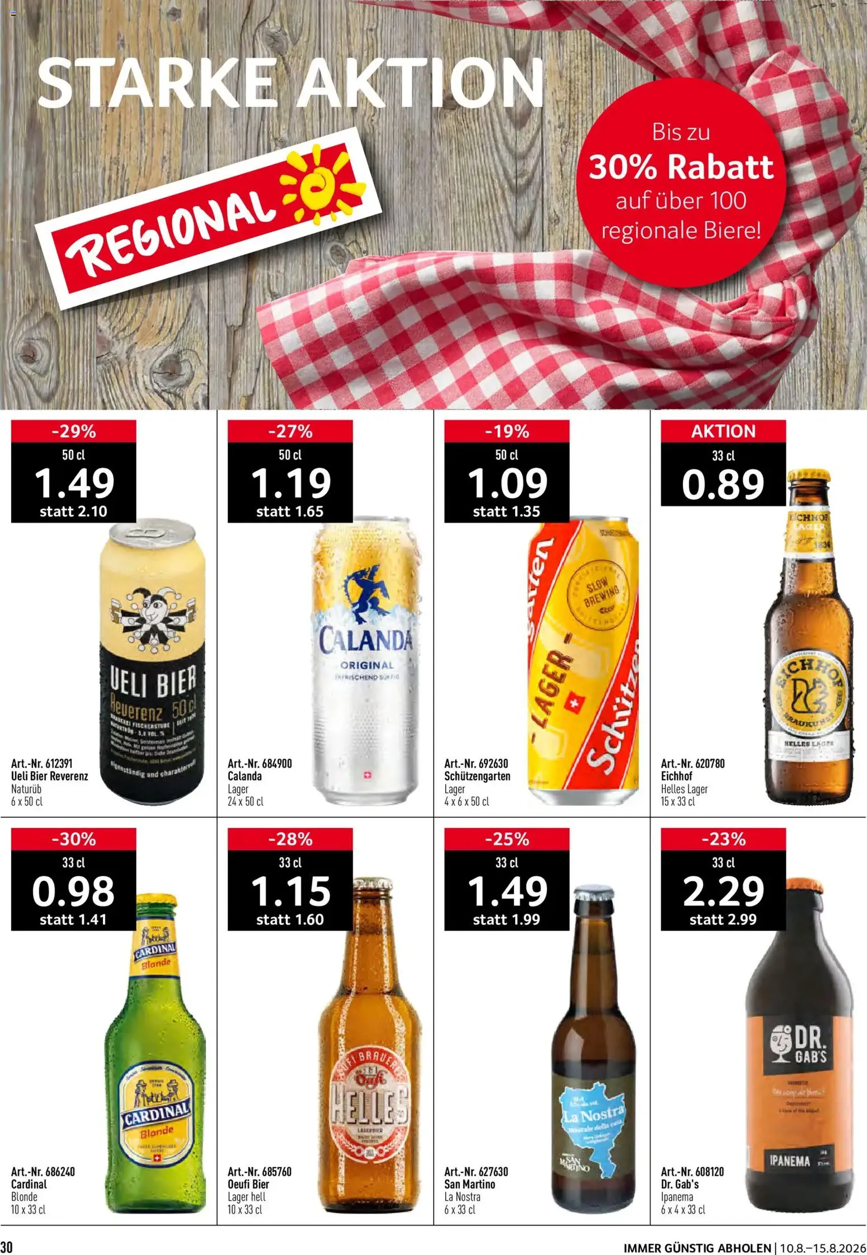 Prodega aktionen - Gültiger Prospekt ab 10.08.2026, Seite 30 von insgesamt 36