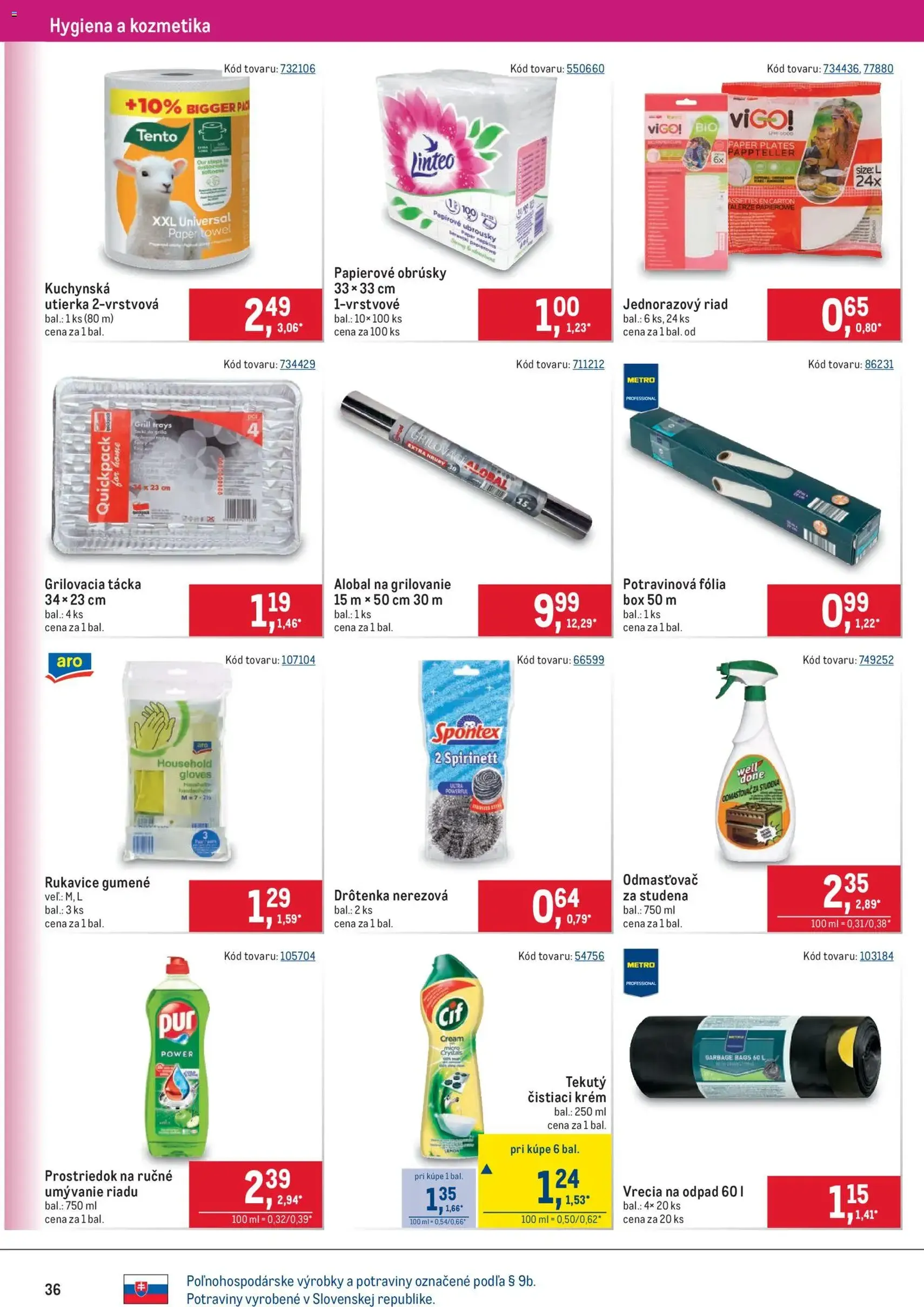 Metro leták - platný leták od 08.04.2026 strana 36 z 40