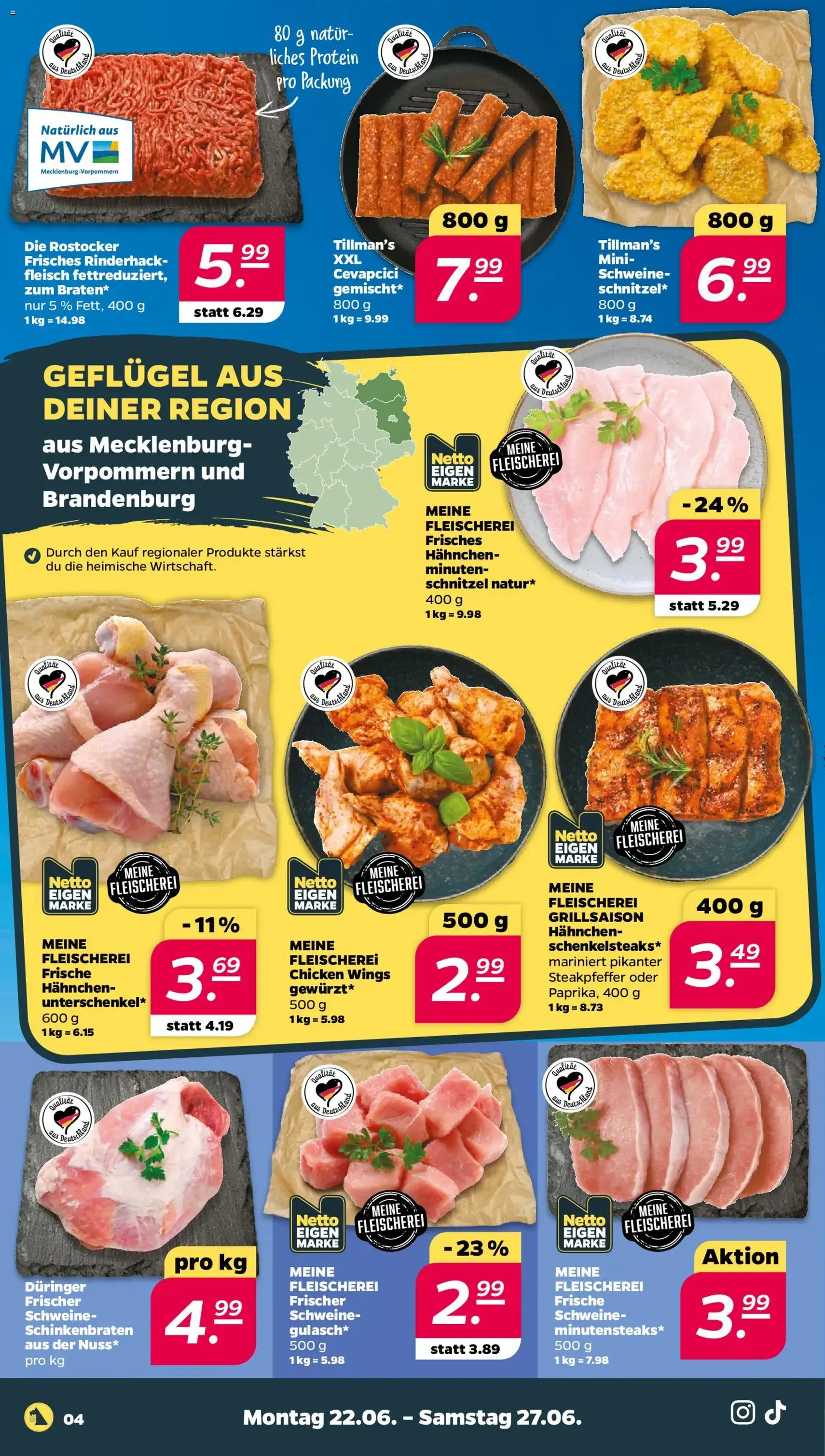 Netto Prospekt - Gültiger Prospekt ab 22.06.2026, Seite 4 von insgesamt 37
