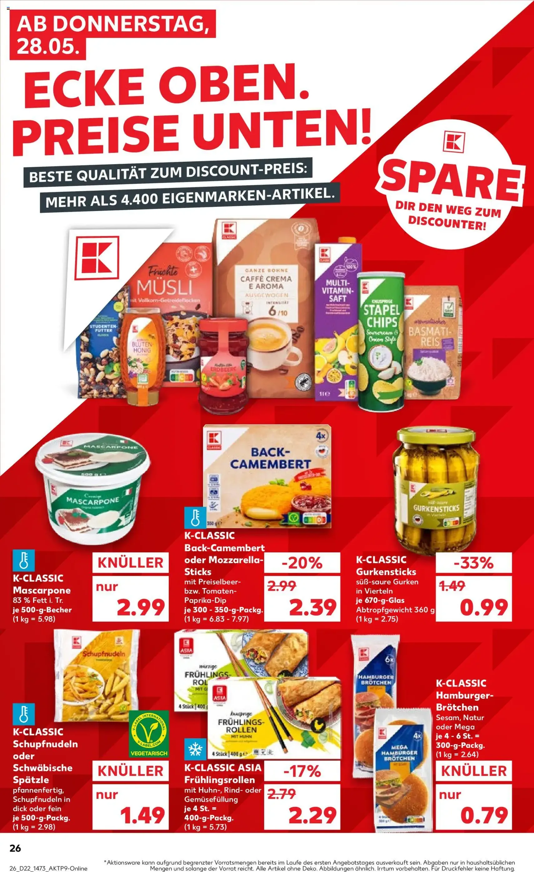 Kaufland Prospekt - Gültiger Prospekt ab 28.05.2026, Seite 26 von insgesamt 64