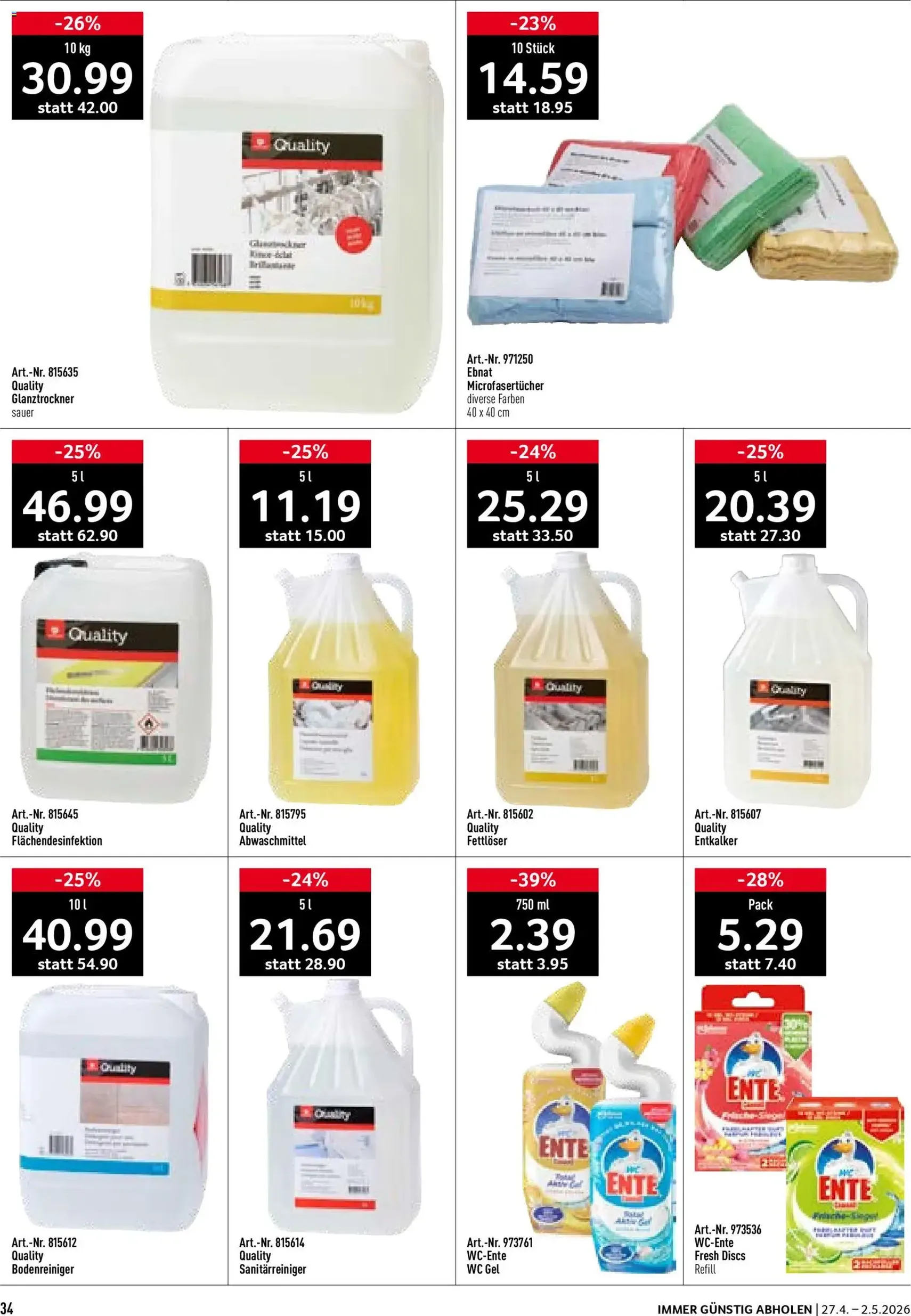 Prodega aktionen - Gültiger Prospekt ab 27.04.2026, Seite 34 von insgesamt 40